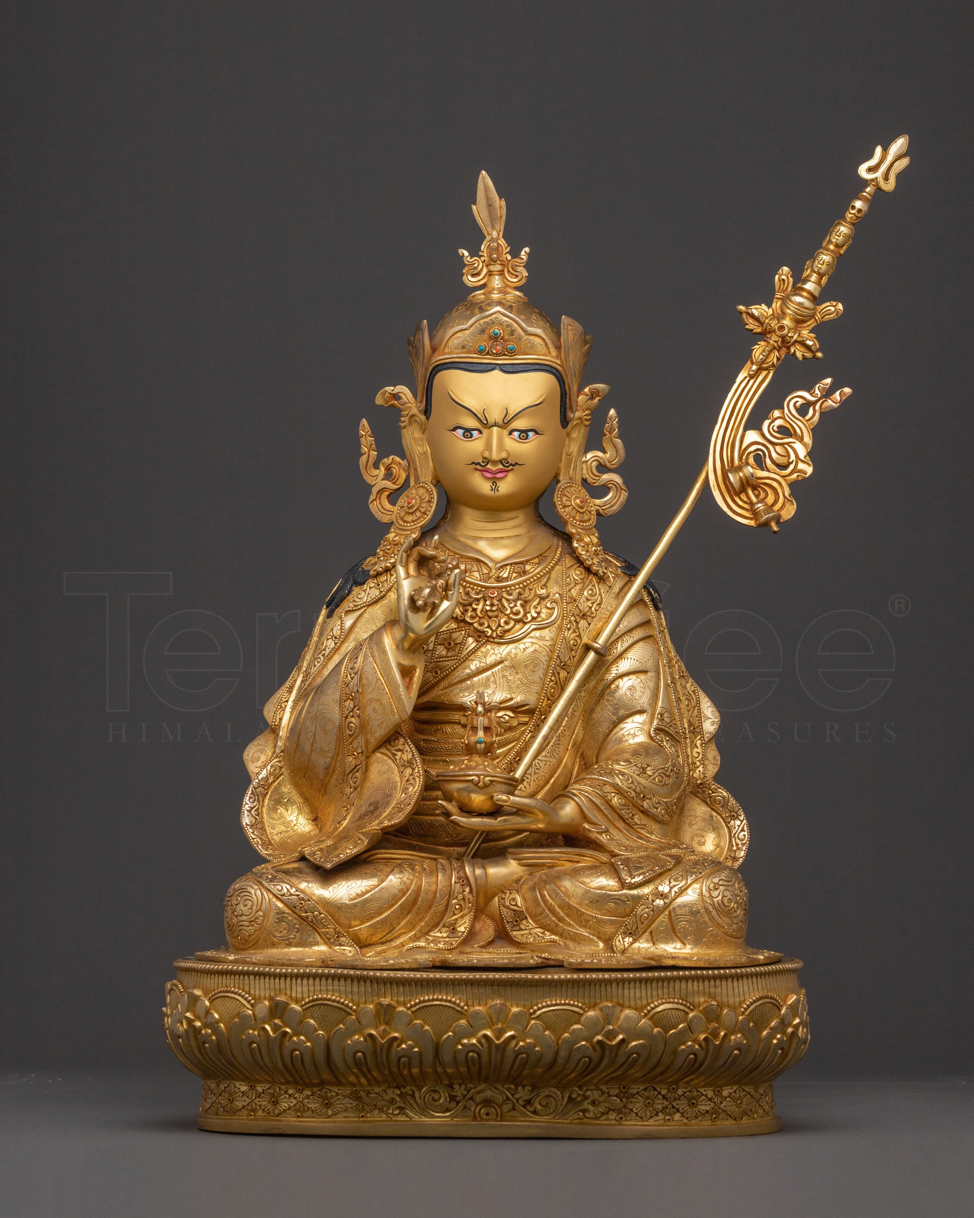 Handcrafted Guru Tsokye Dorje Sacred Statue