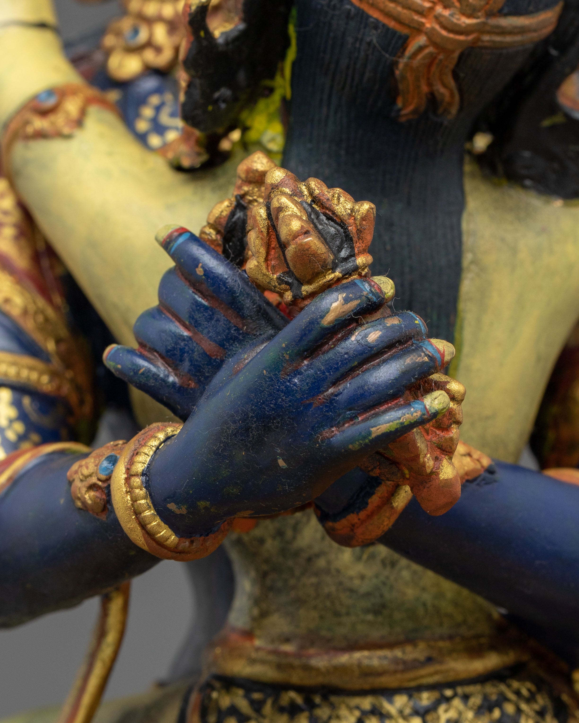 Vajradhara Sculpture with Consort | Home Decor