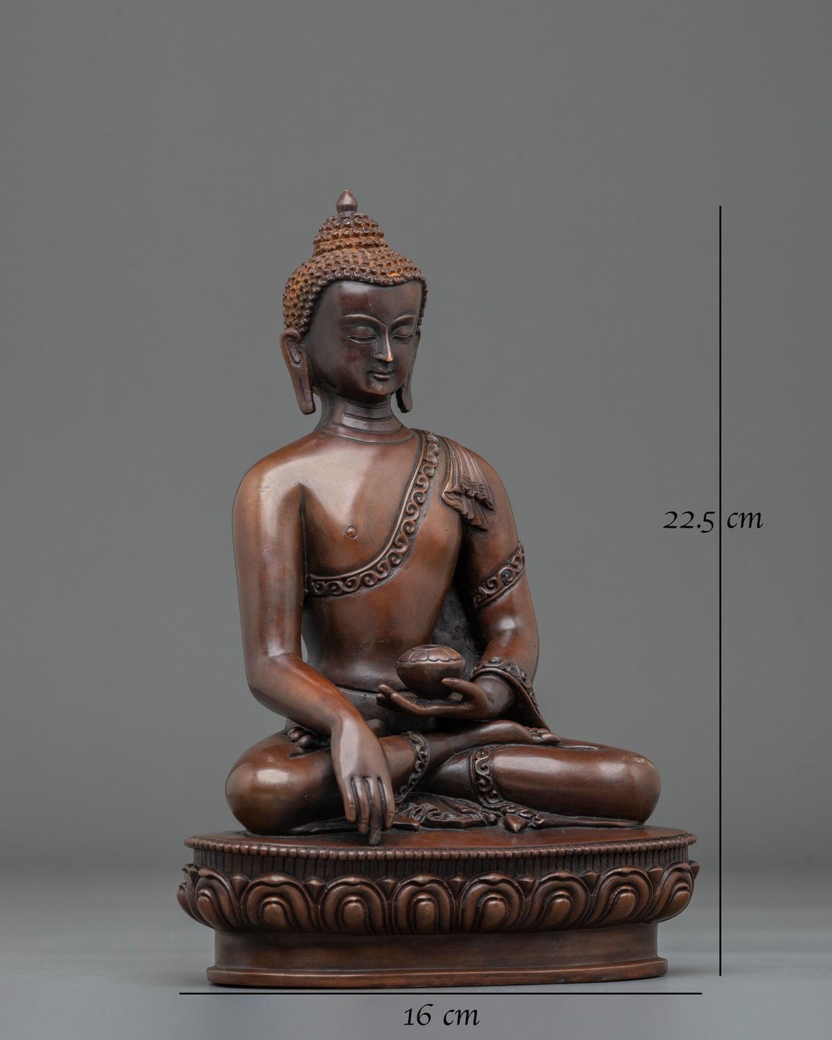 Shakyamuni Buddha Golden Figurine | Symbol of Peace