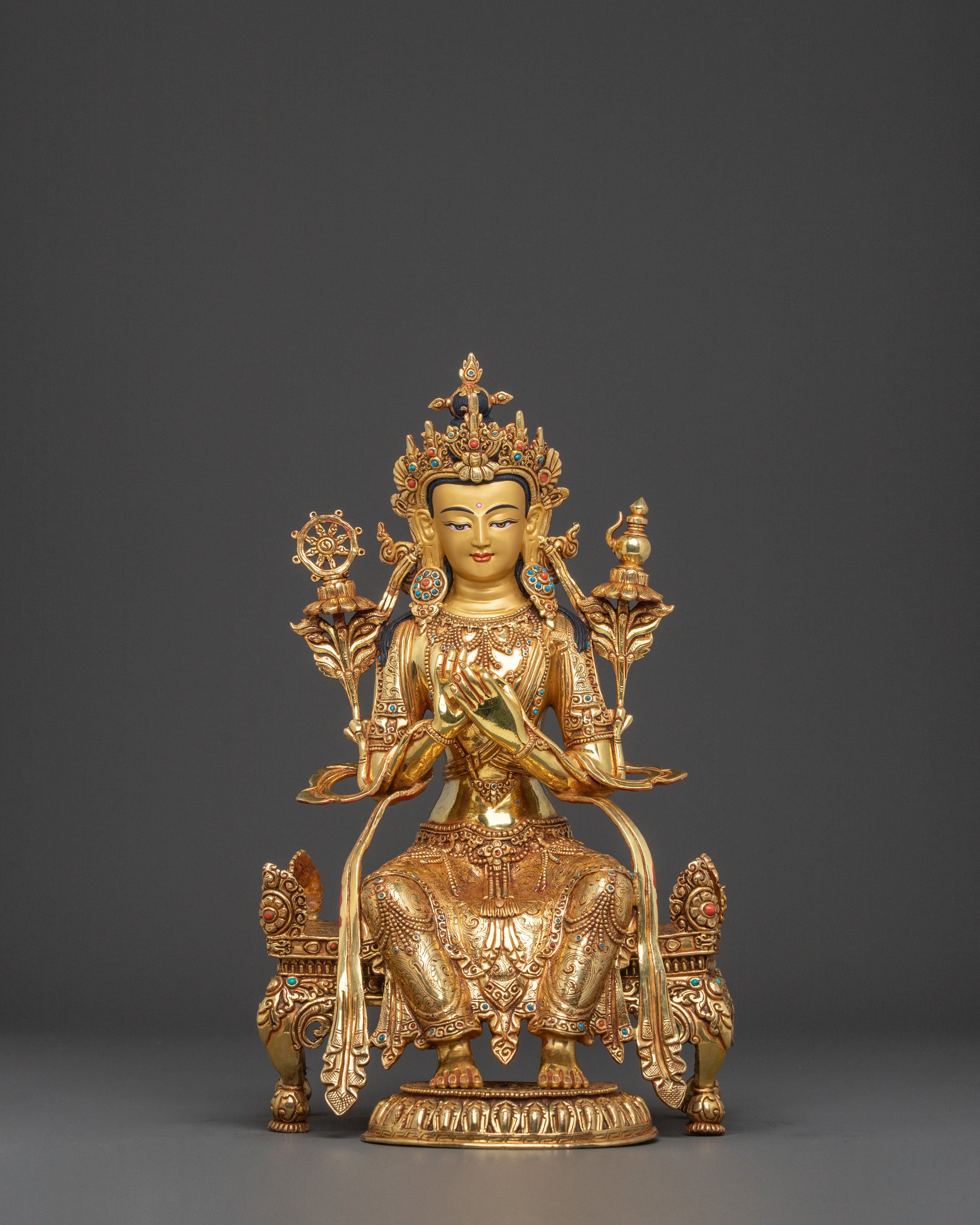 Maitreya Buddha Sacred Altar Statue | Home Decor