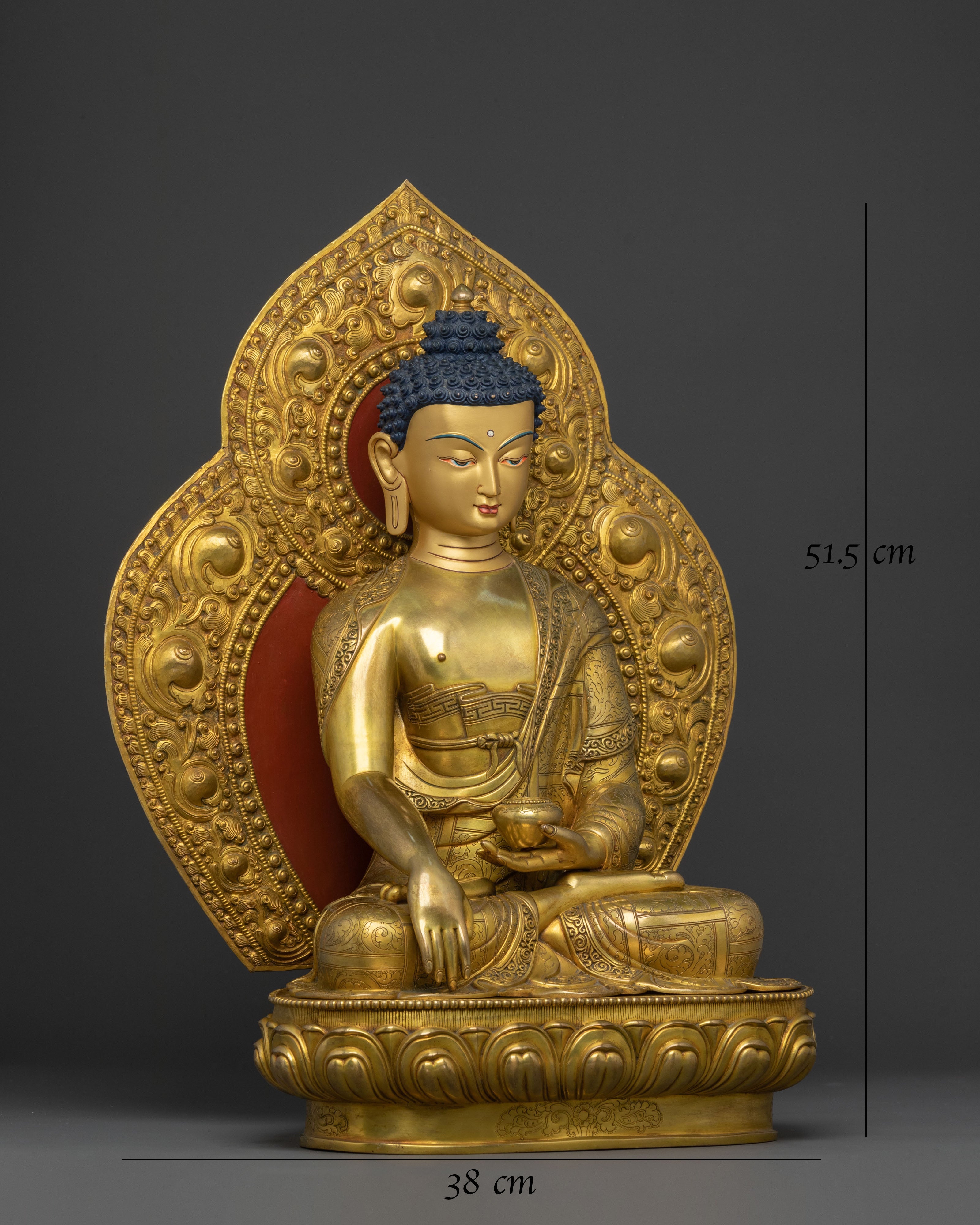 Shakyamuni Buddha Sacred Statue | Himalayan Figurine