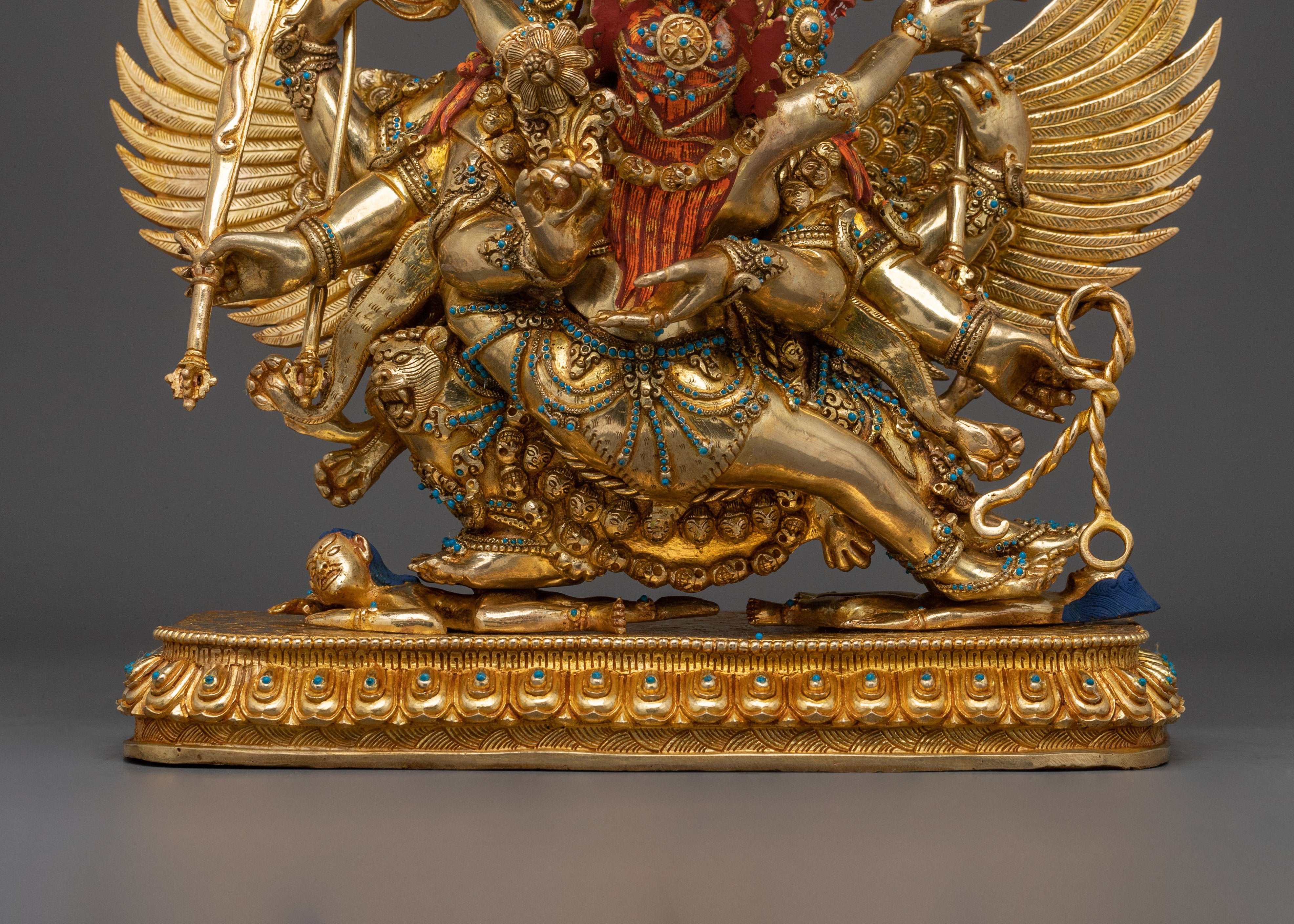 Hayagriva Wrathful Deity Statue | Handmade Tibetan Himalayan Altar