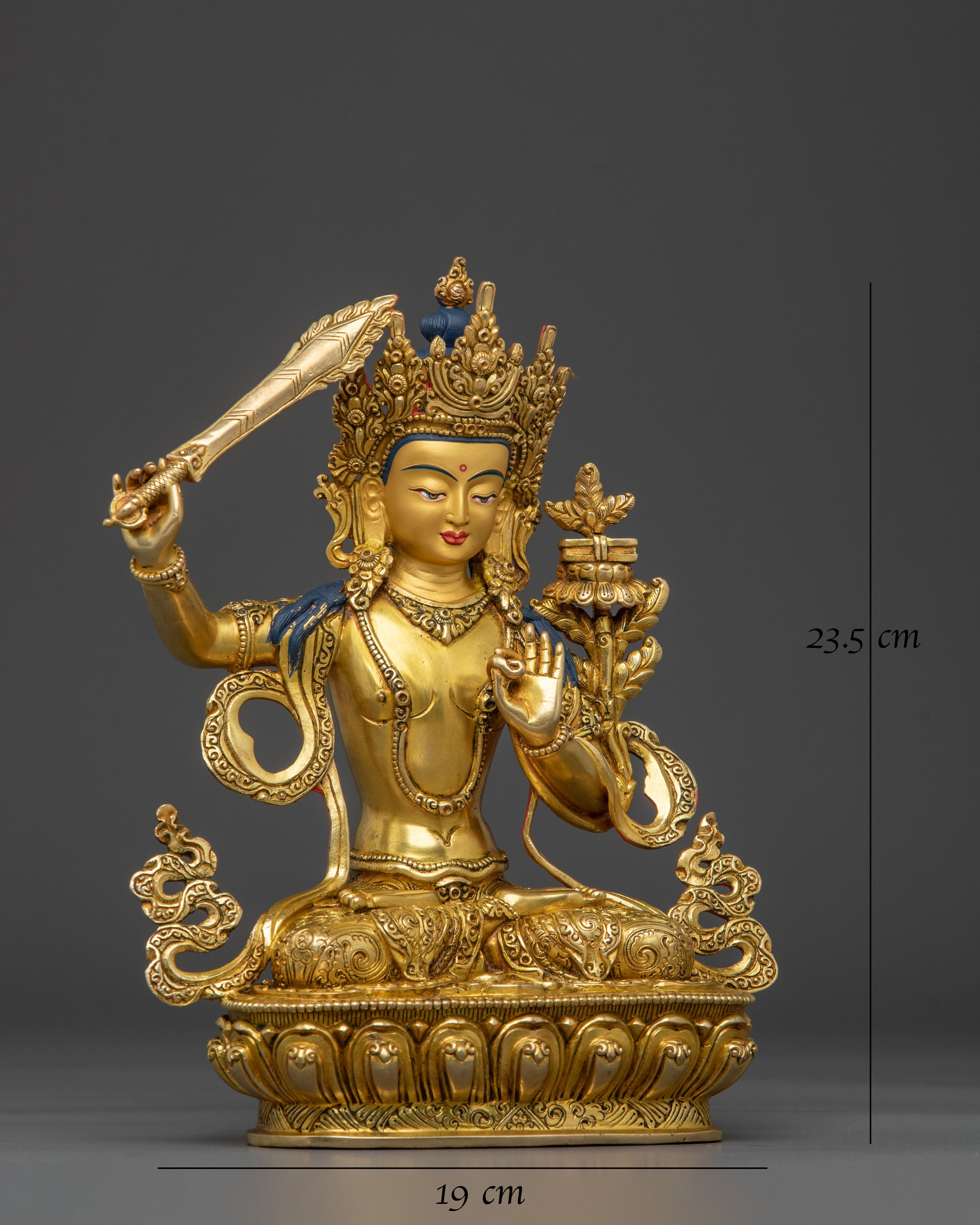 Tibetan Manjushri Wisdom Statue