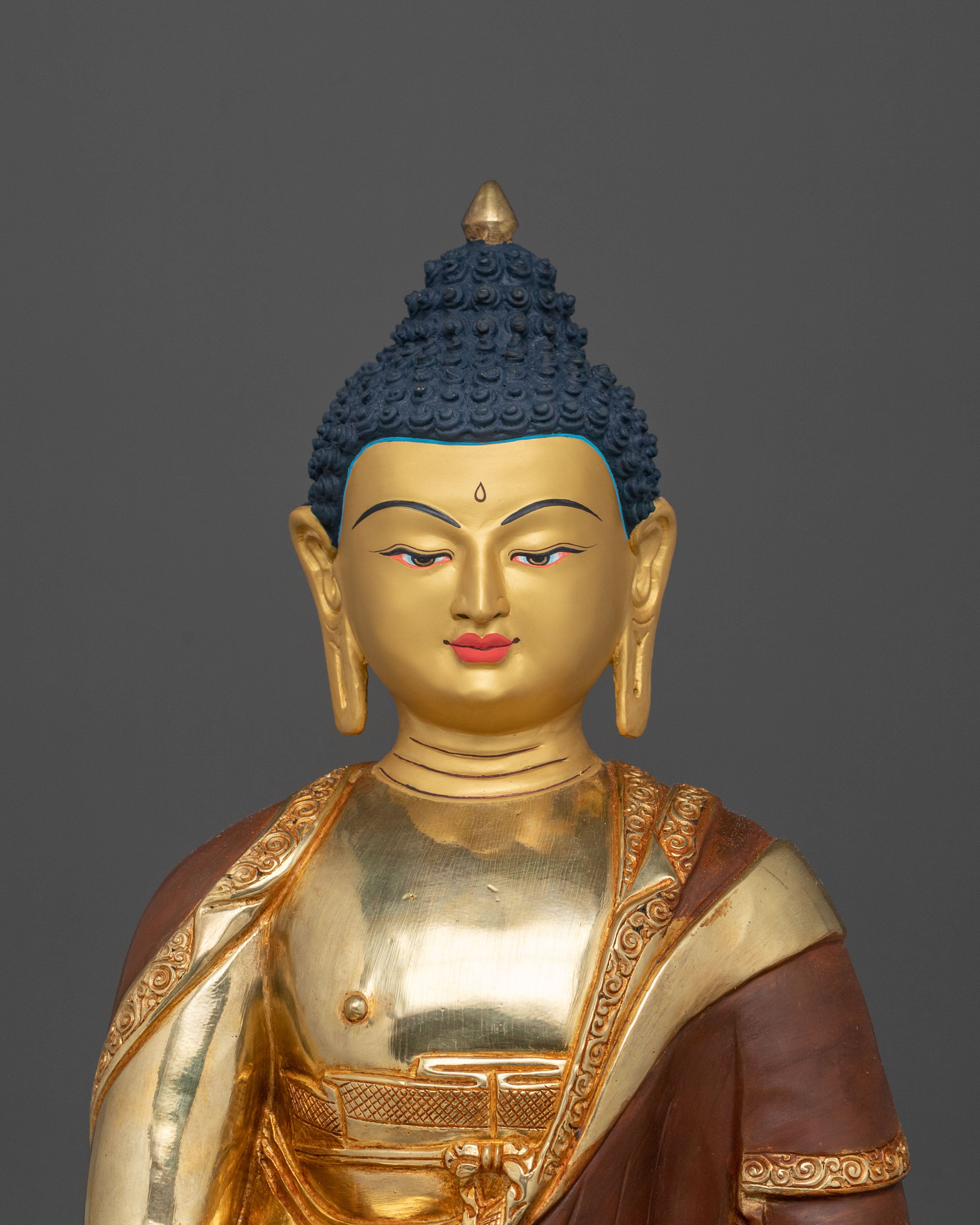 Tibetan Amitabha Buddha Sacred Sculpture | Symbol of Infinite Light