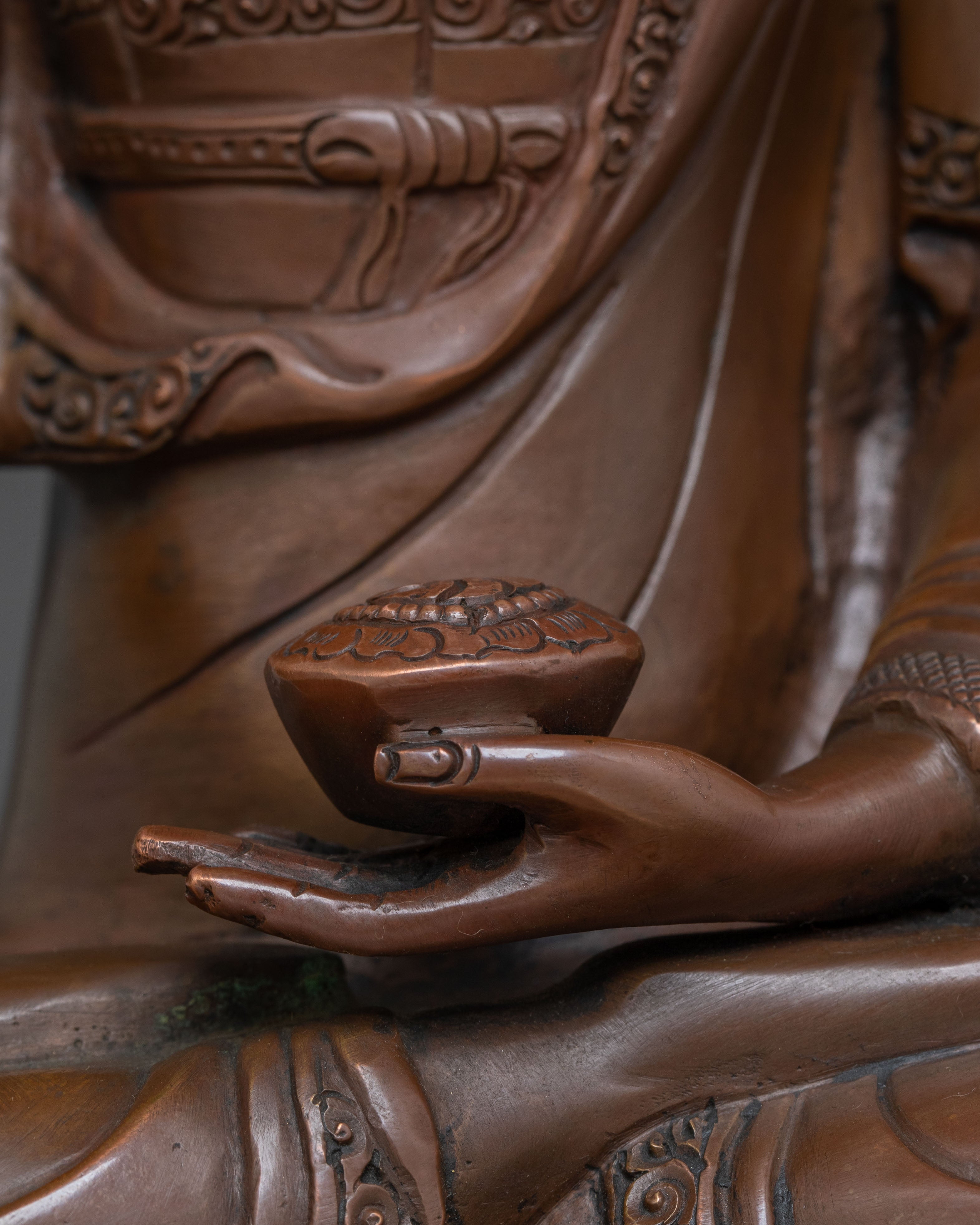 Handcrafted Guru Shakyamuni Buddha Statue