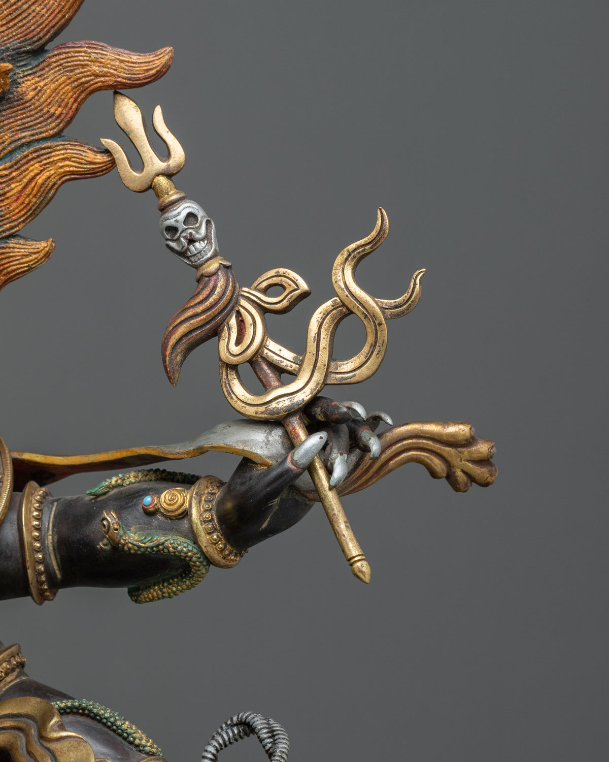 Six-Armed Mahakala Statue of Protection | Wrathful Deity