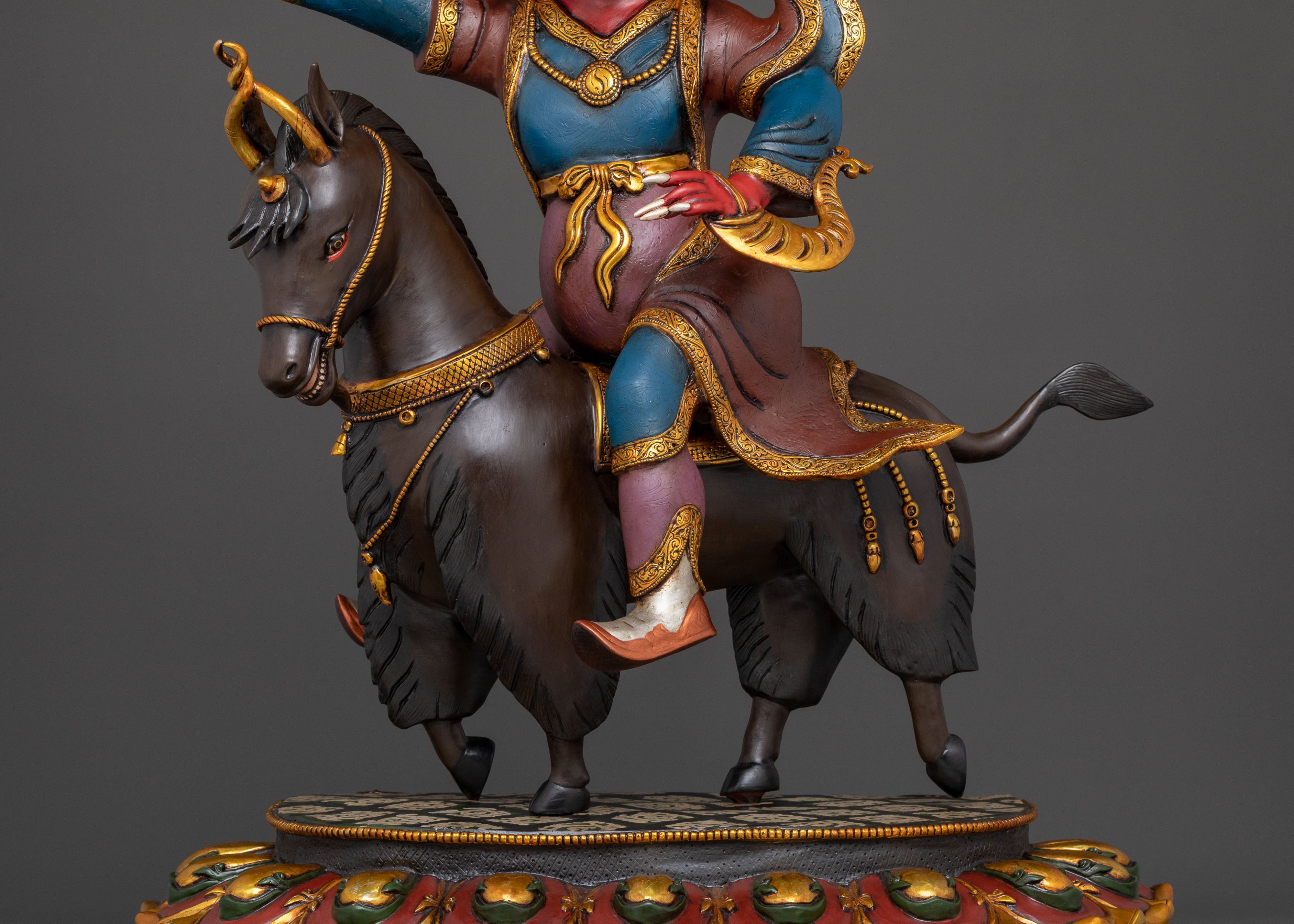 Damchen Garwai Nagpo: Tibetan Wrathful Protector Deity