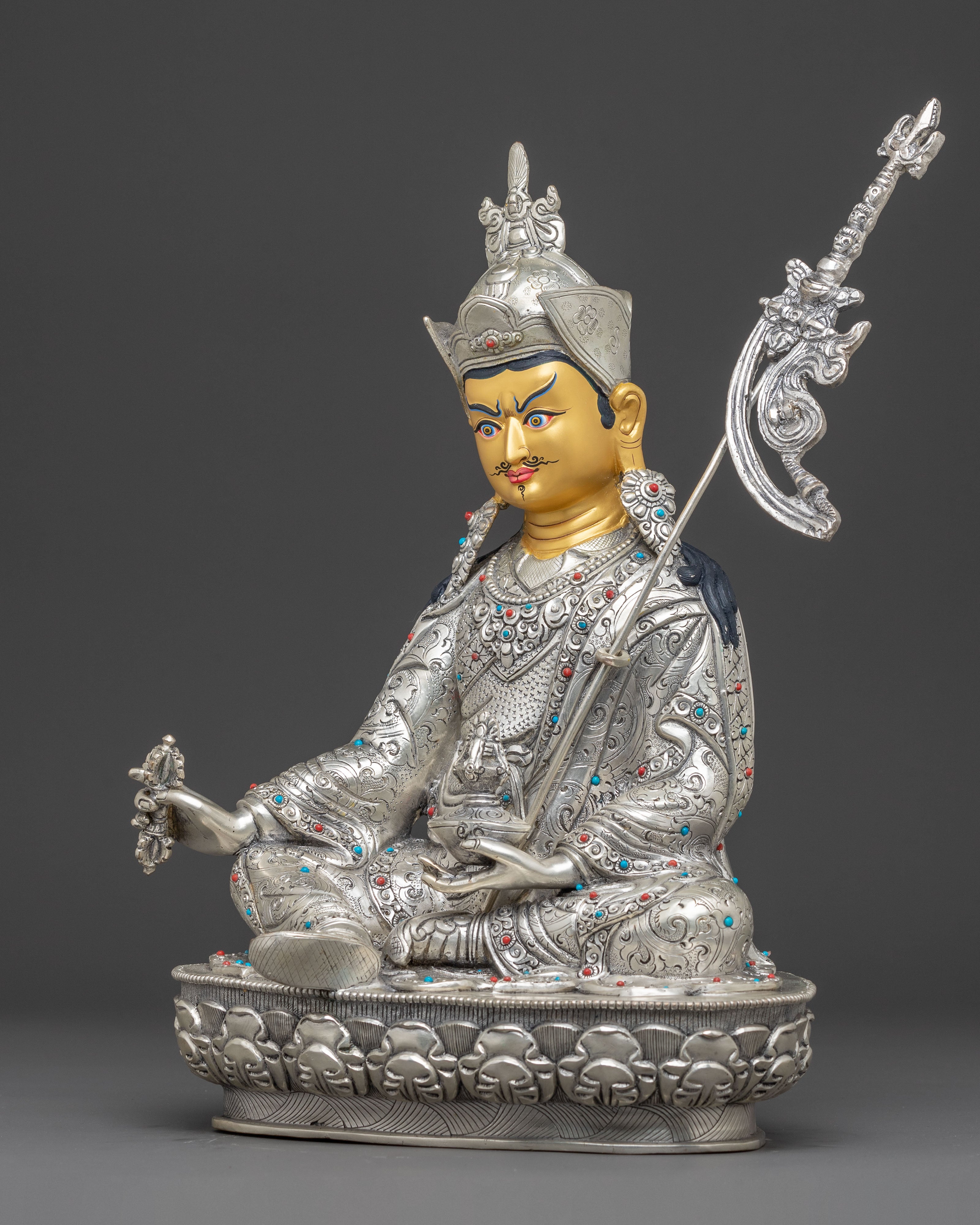 Guru Padmasambhava Statue: Protector of Dharma | Tantric Master