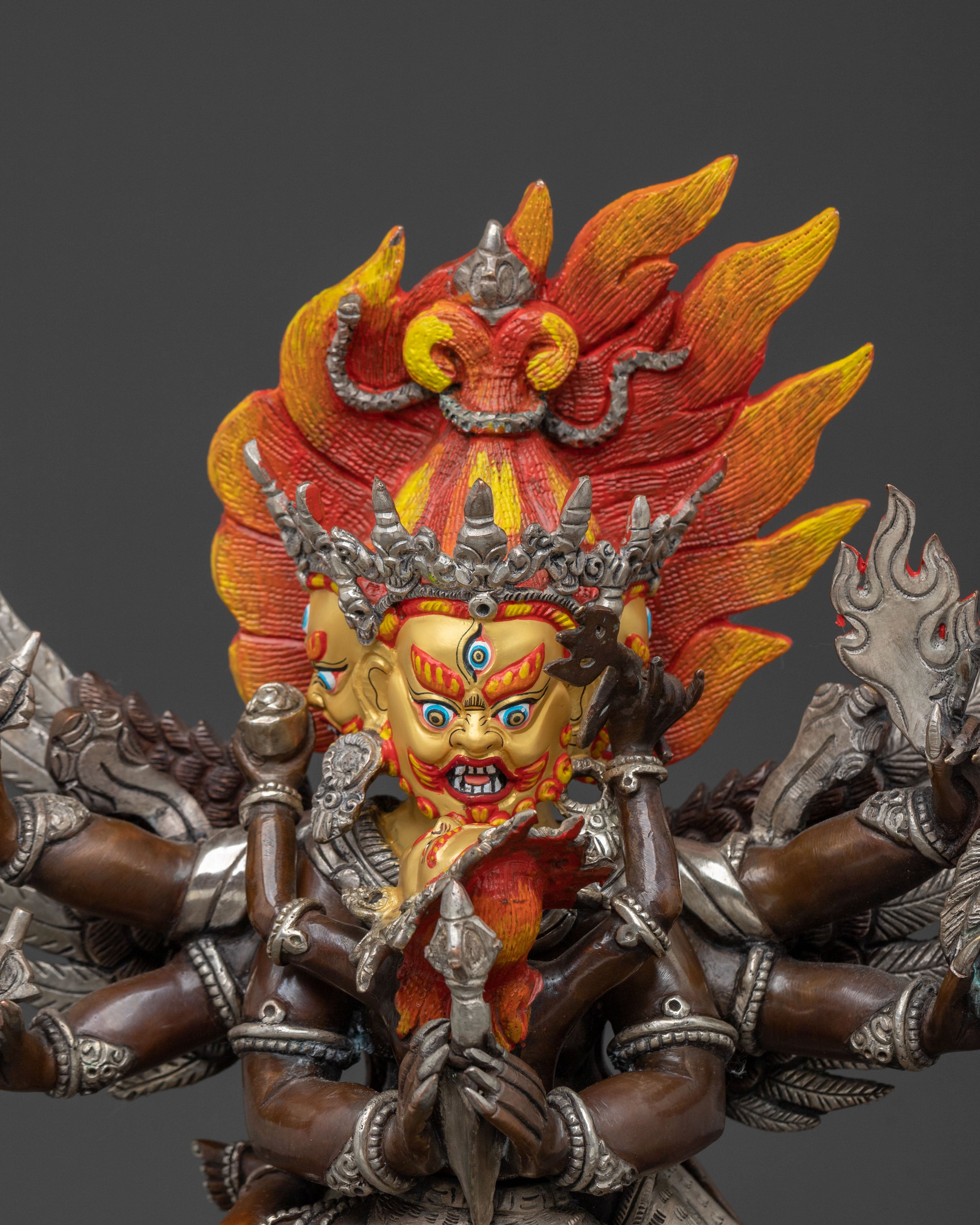 Vajrakilaya Meditational Statue | Sacred Altar Decor