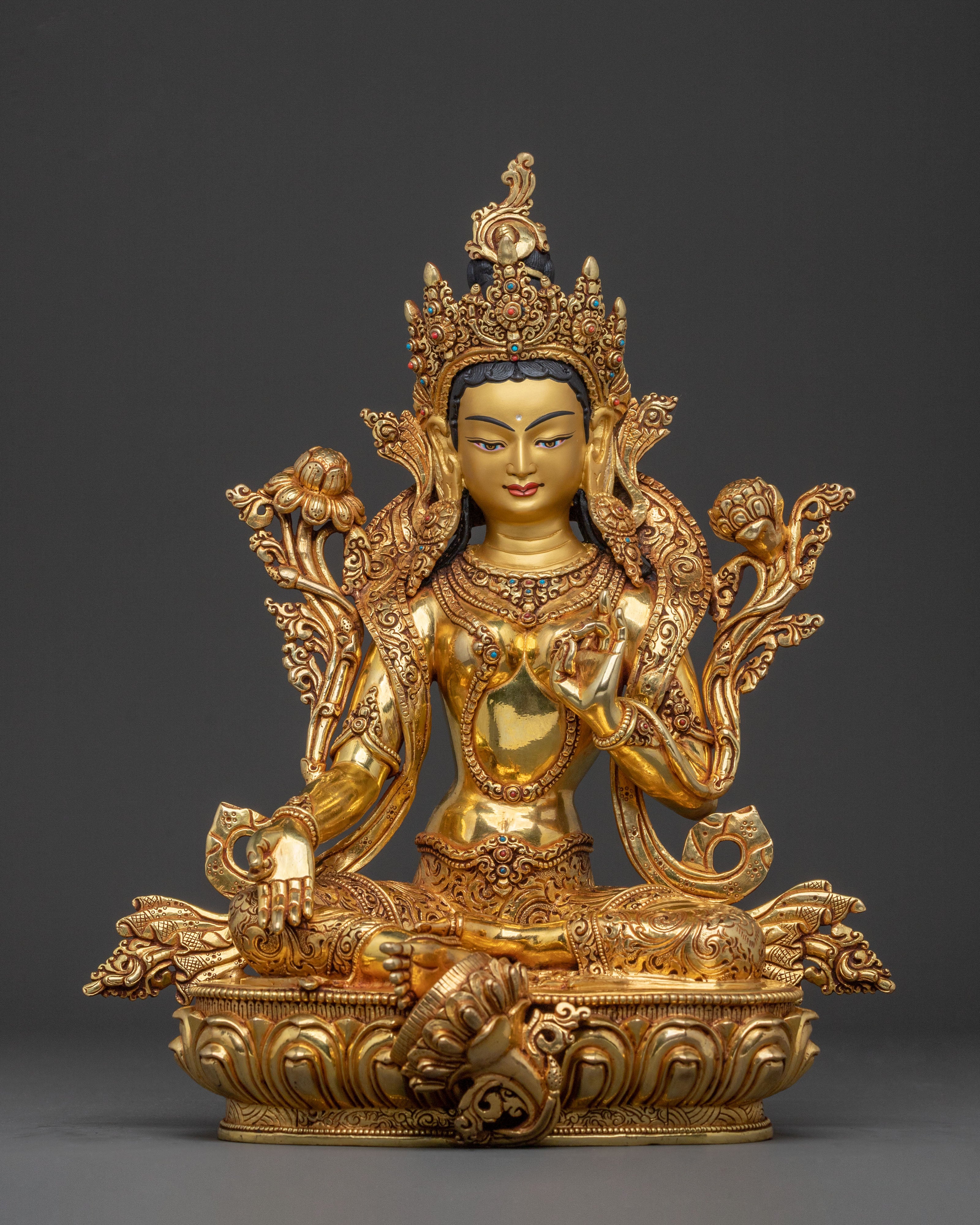 Green Tara Statue 