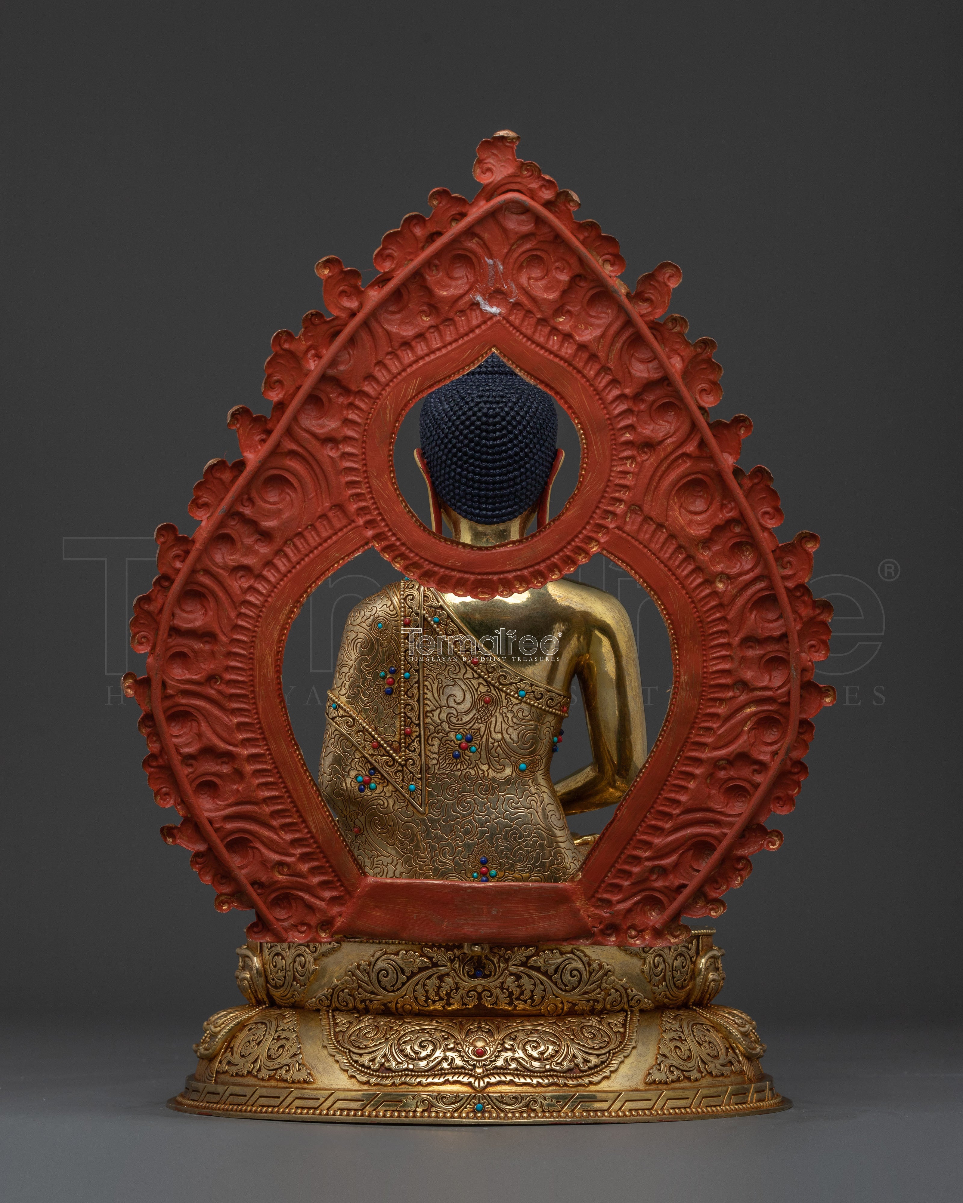 Amitabha Buddha Golden Statue | Buddhist Home Decor