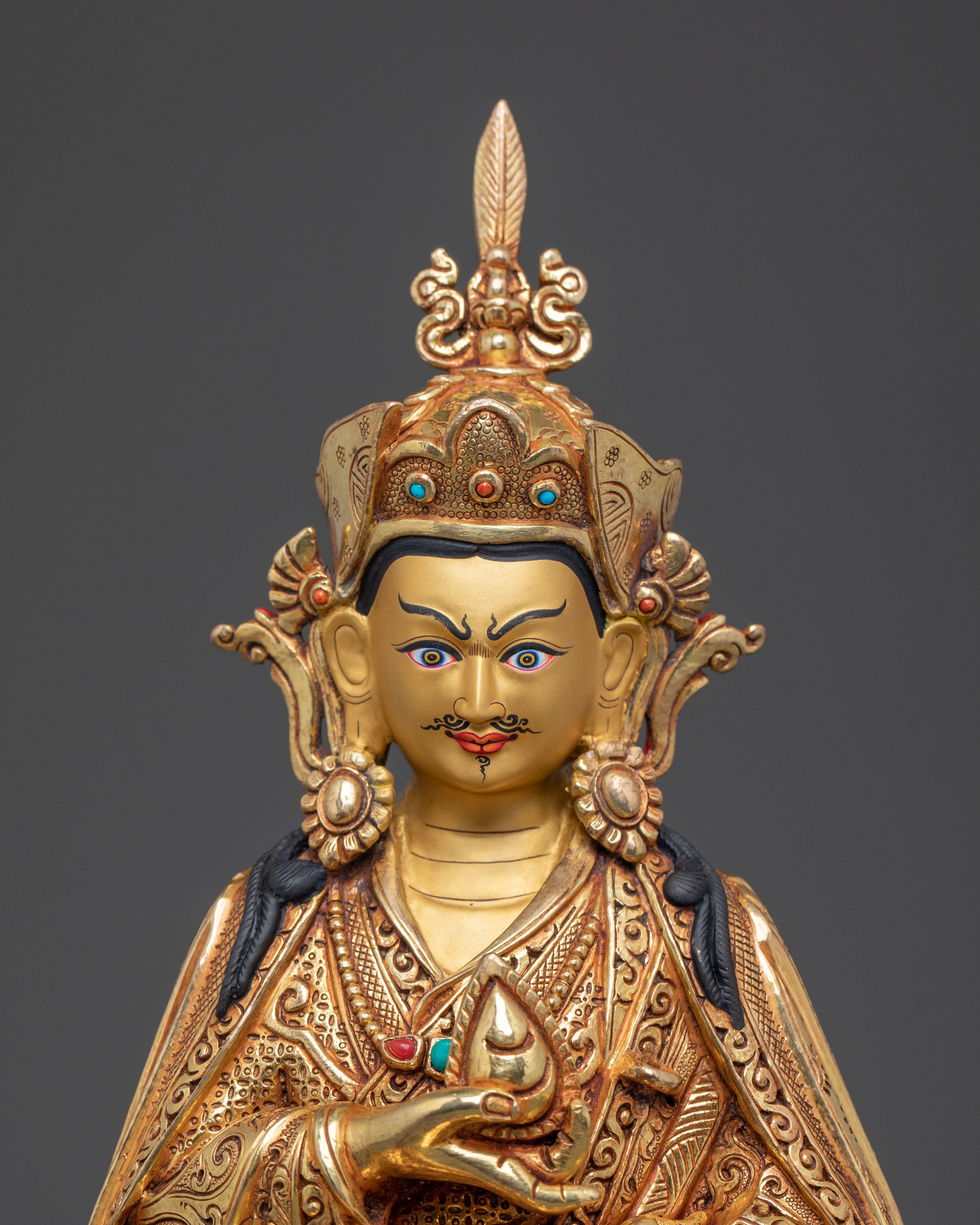 Handmade Guru Norla Statue | Buddhist Master