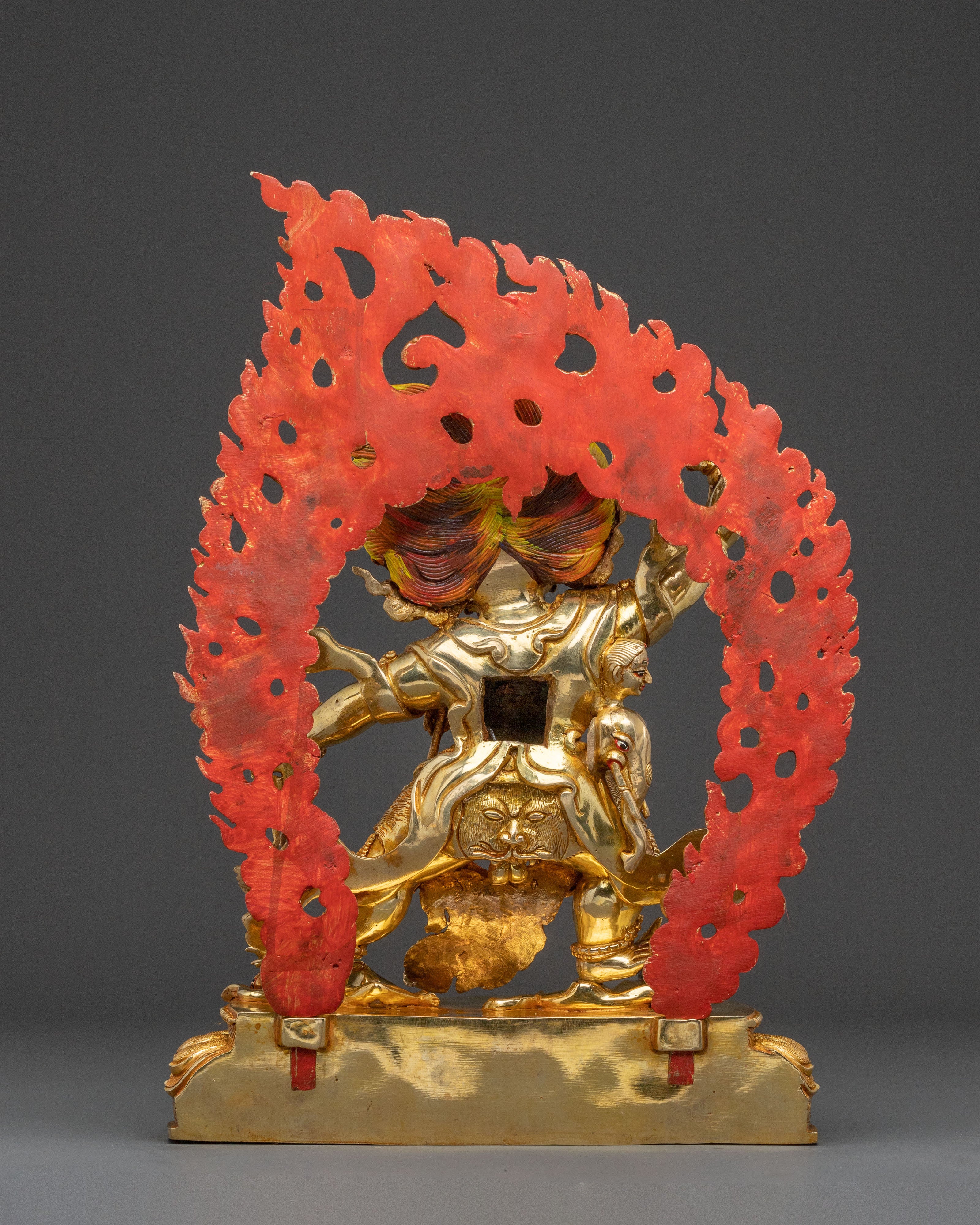 Guru Dragpo Spiritual Statue: Wrathful Protector Art