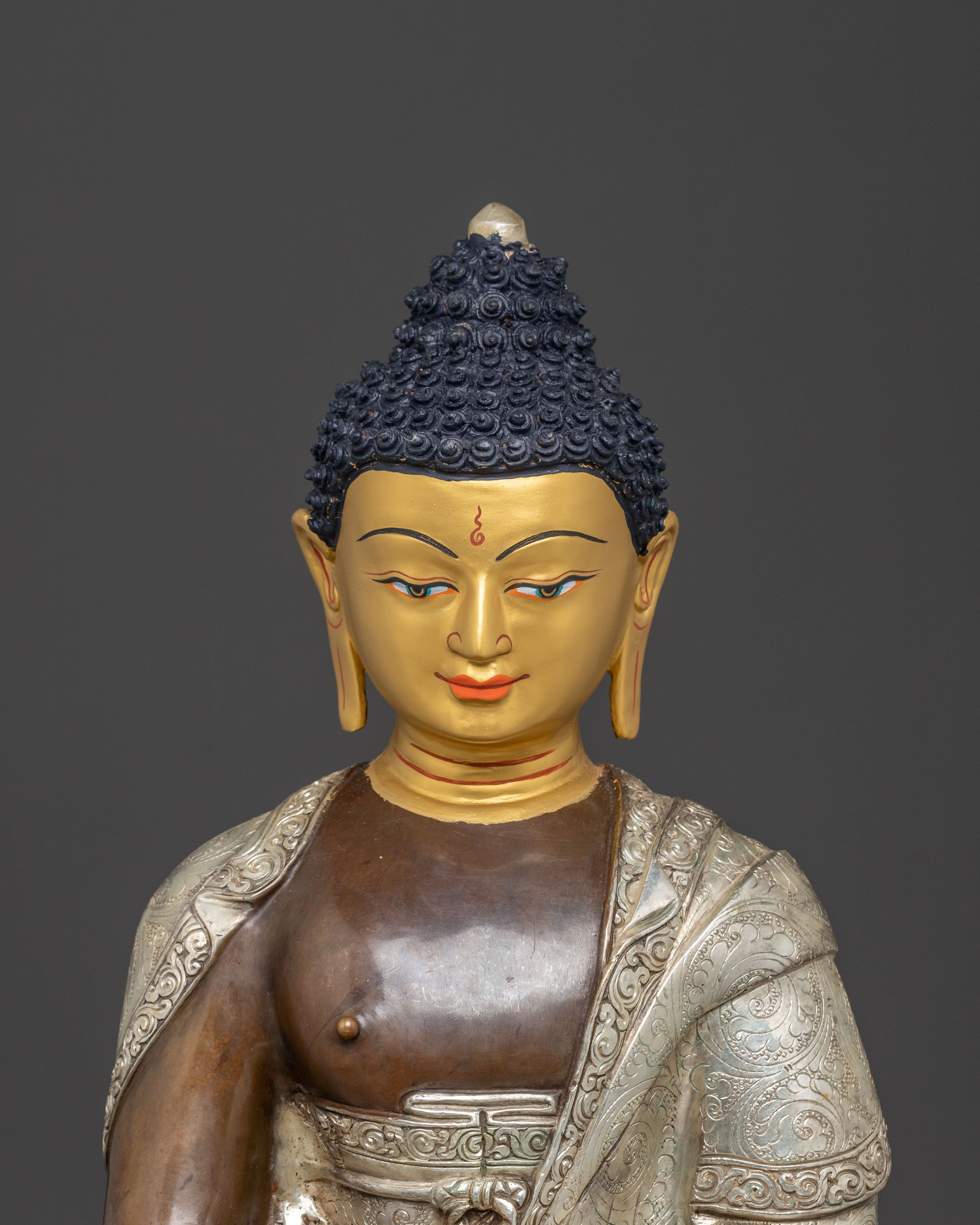 Handmade Amitabha Buddha Oxidized Statue | Infinite Light Buddha