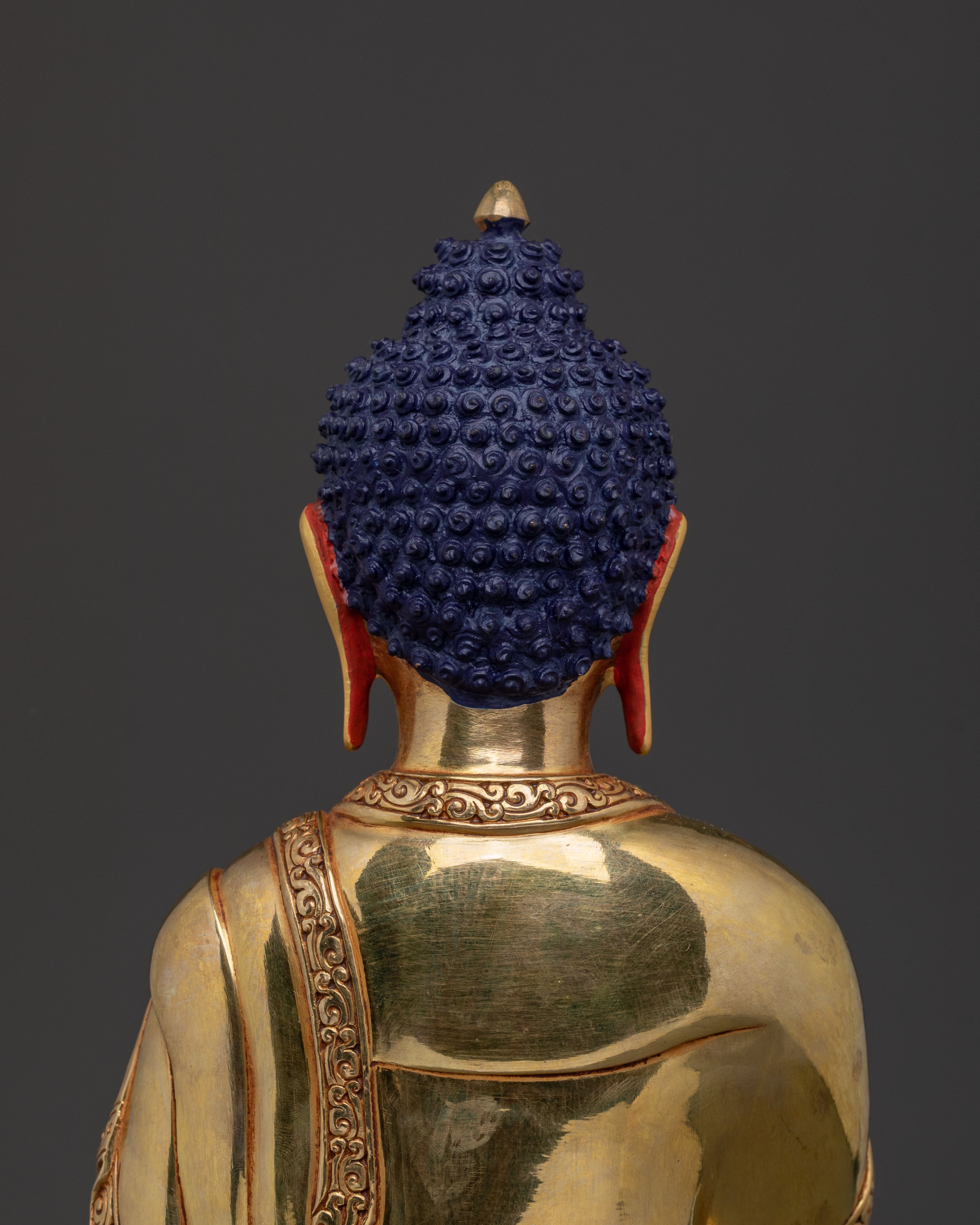 Handcrafted Amogasiddhi Statue: Spiritual Figurine