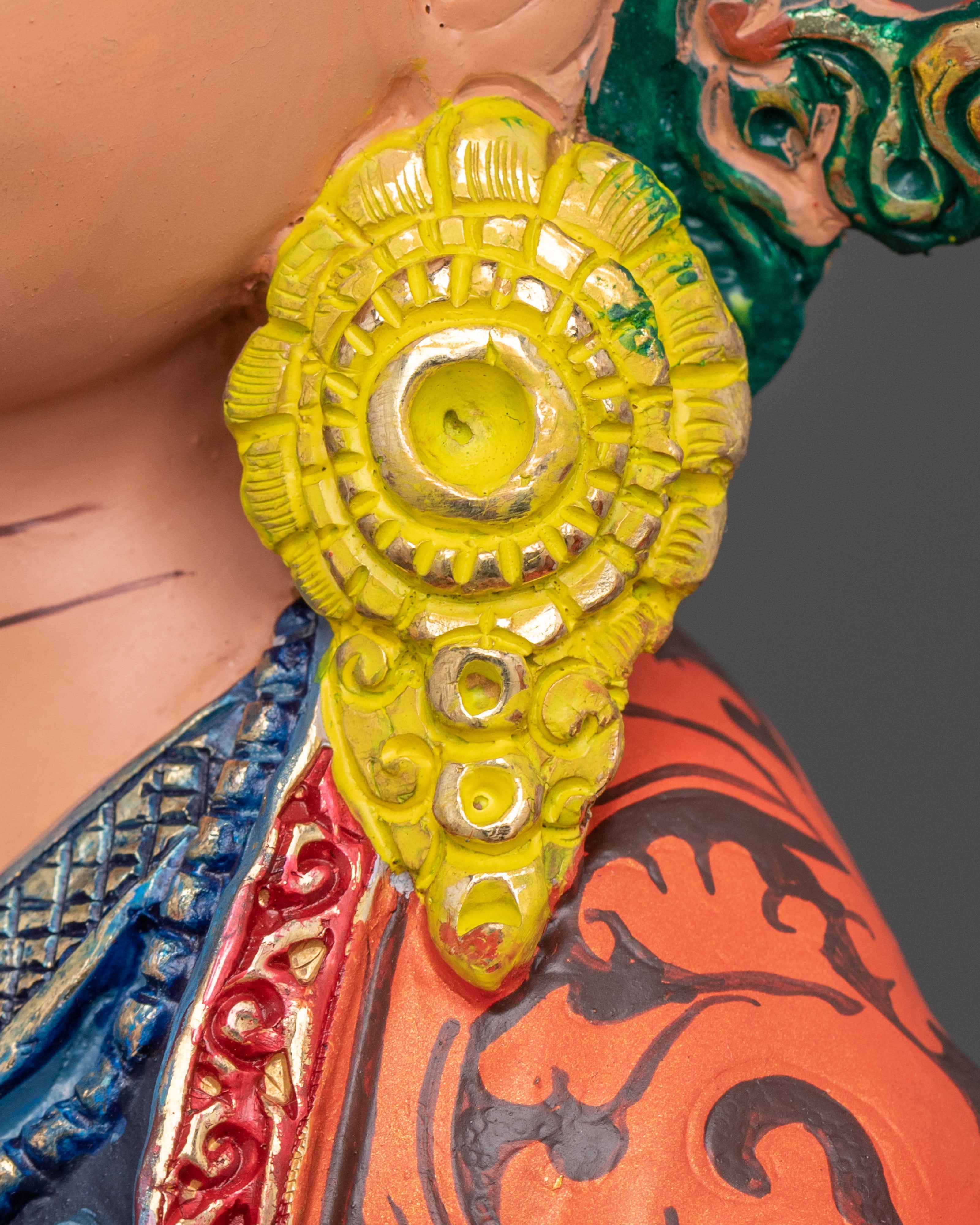 Achi Chokyi Drolma Figurine | 24K Gold Gilded Protector