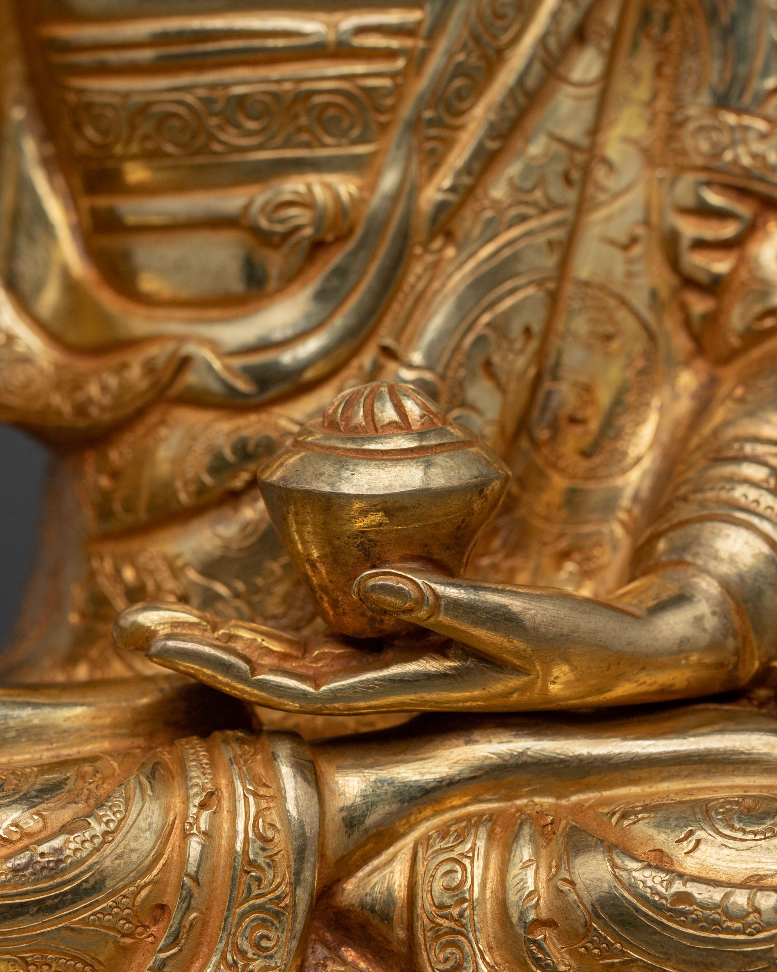 Buddhist Altar Decor Shakyamuni Sacred Statue