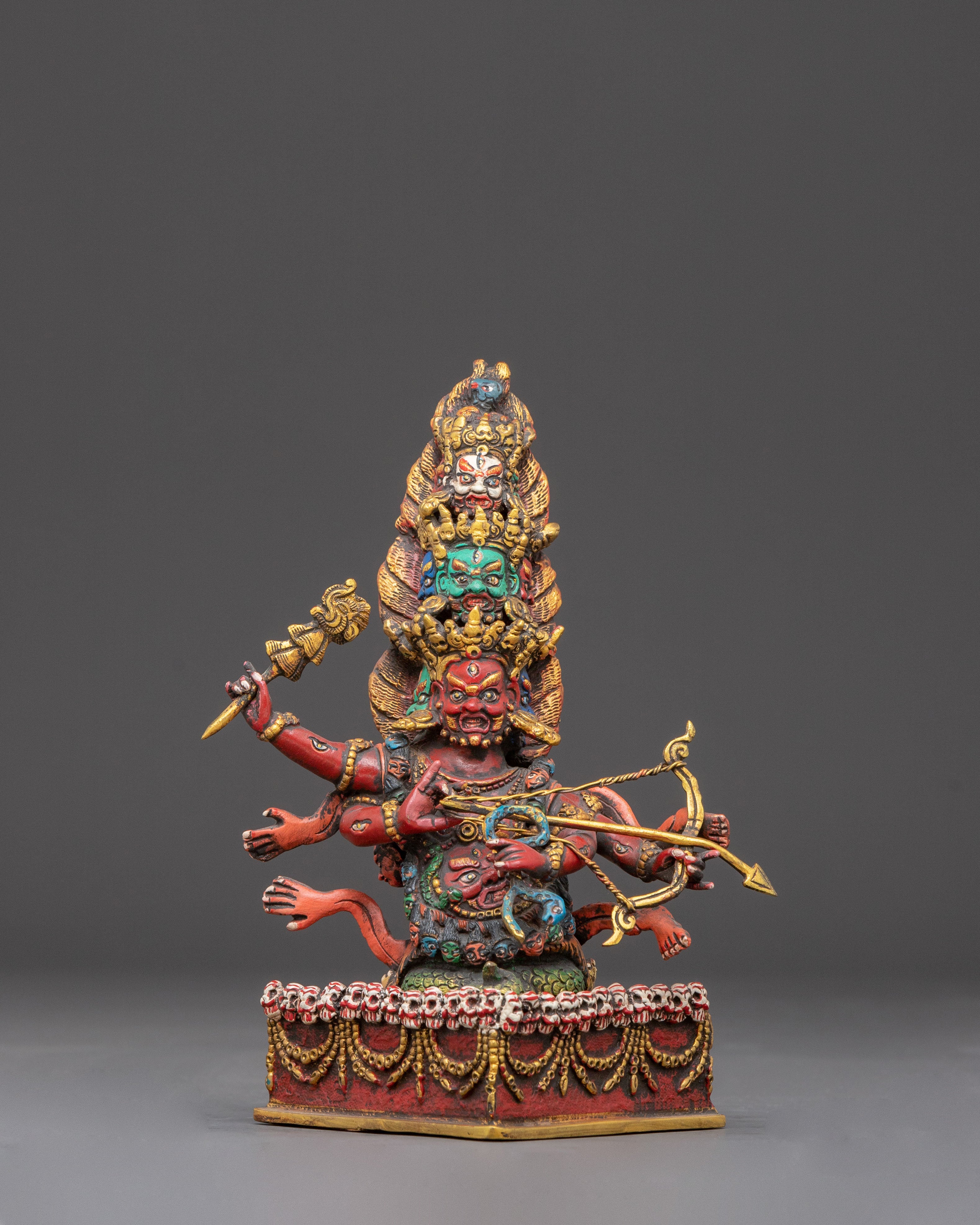 Statue of Rahula: Guardian of Dharma | Tibetan Buddhism Artwork