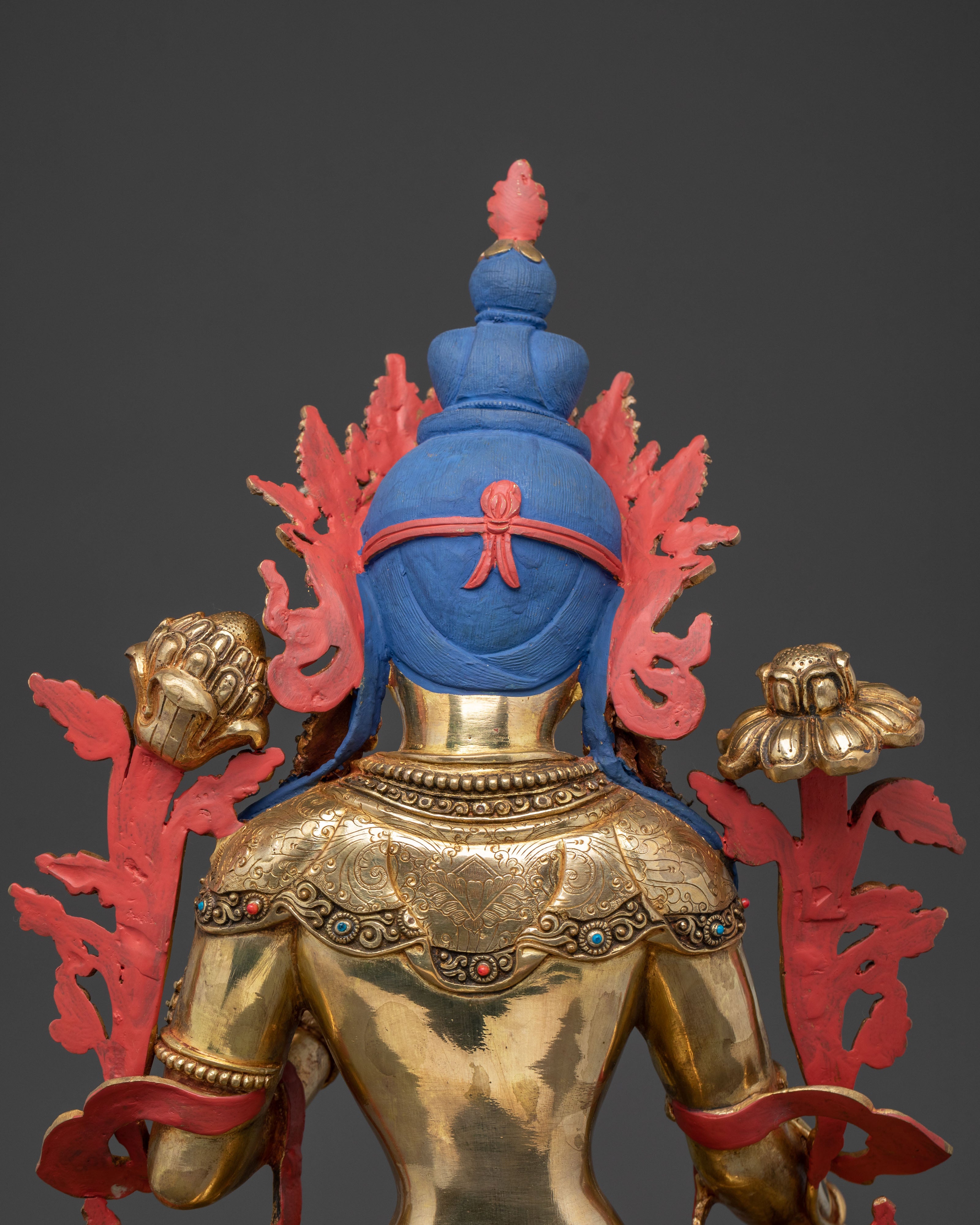 Handcrafted White Tara Statue | Altar Home Decor