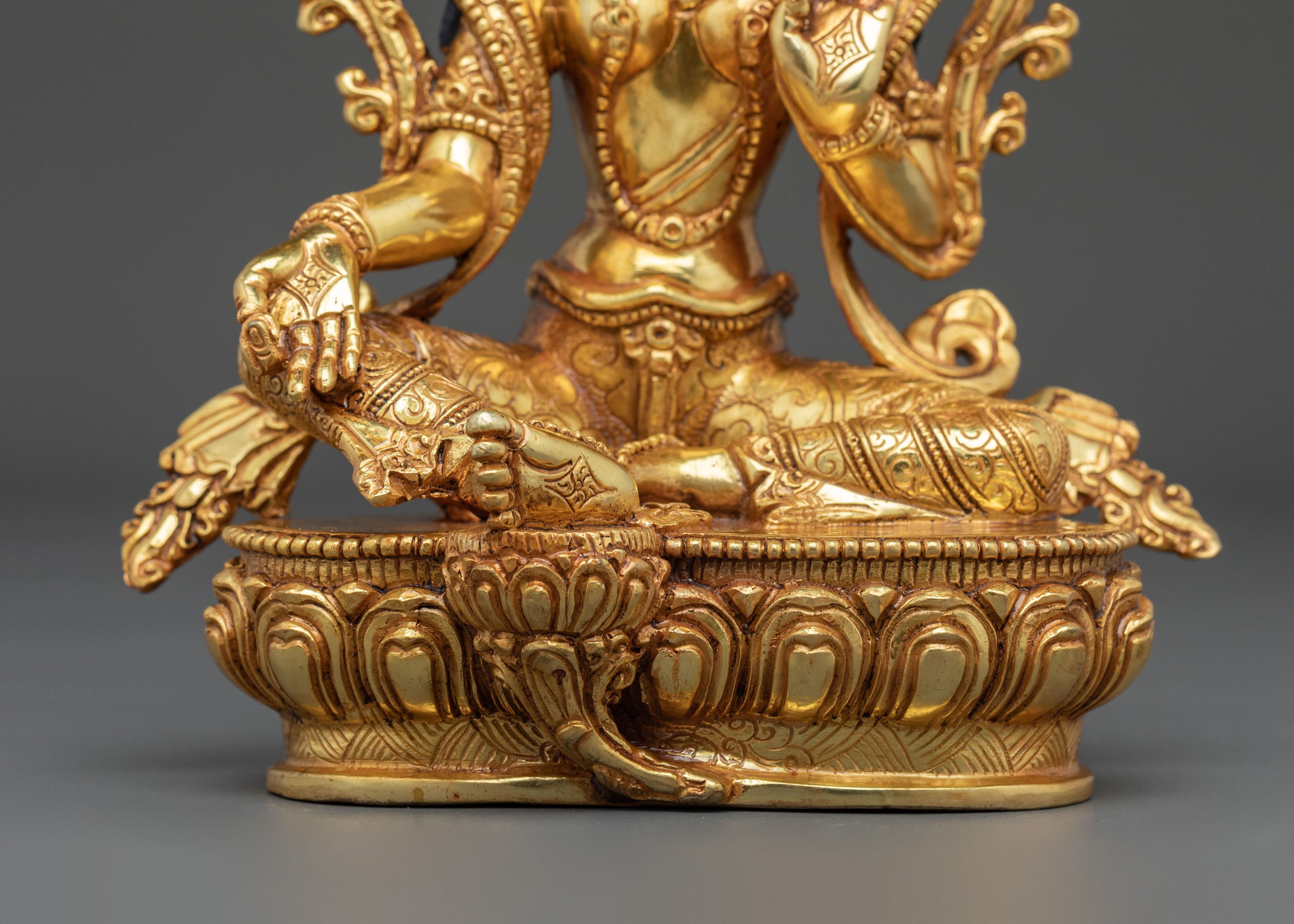 Green Tara Statue: Divine Savior of Compassion