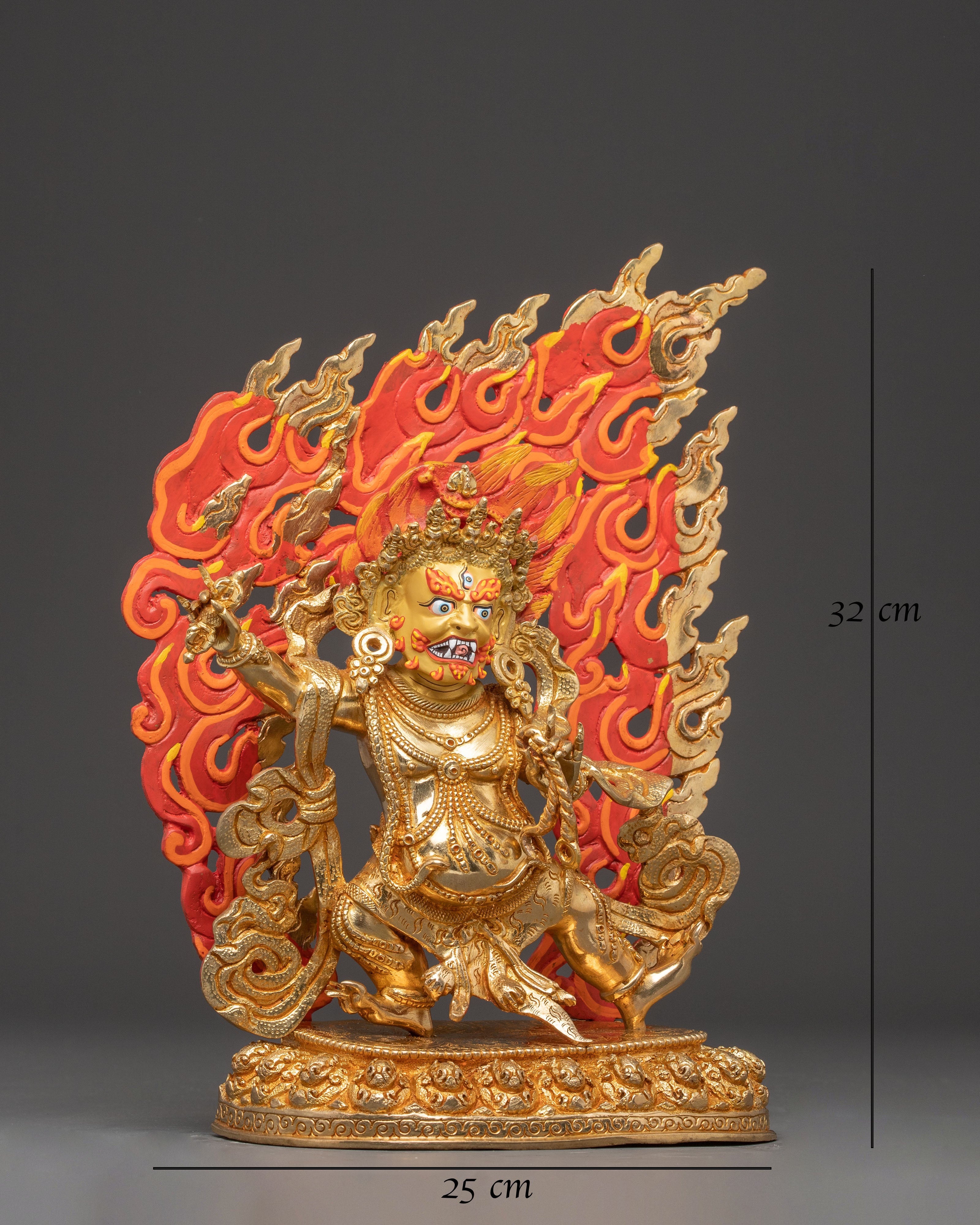 Handcrafted Vajrapani Statue: Protector of All Buddhas