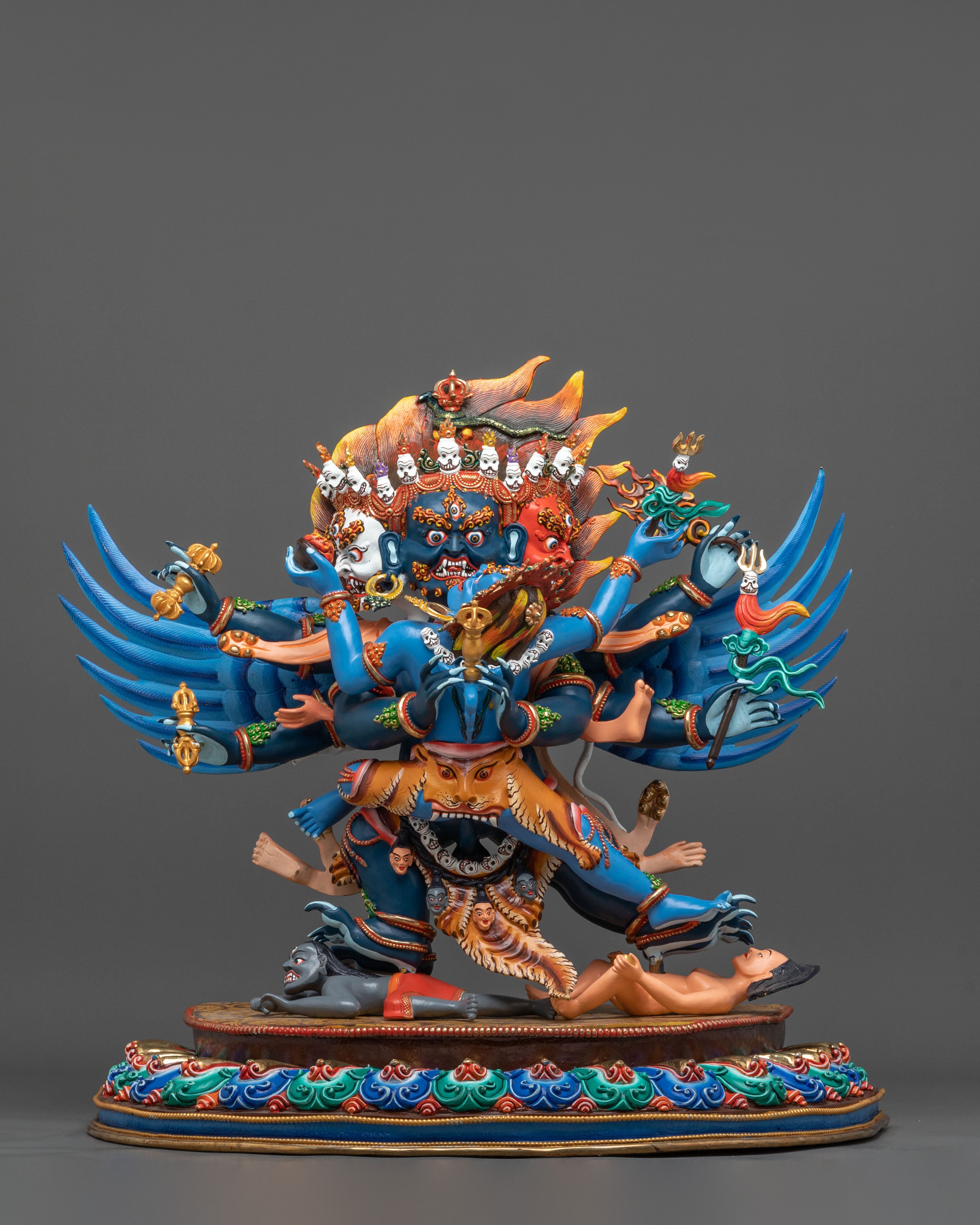 Hand Carved Vajrakilaya Statue | Symbol of Purification
