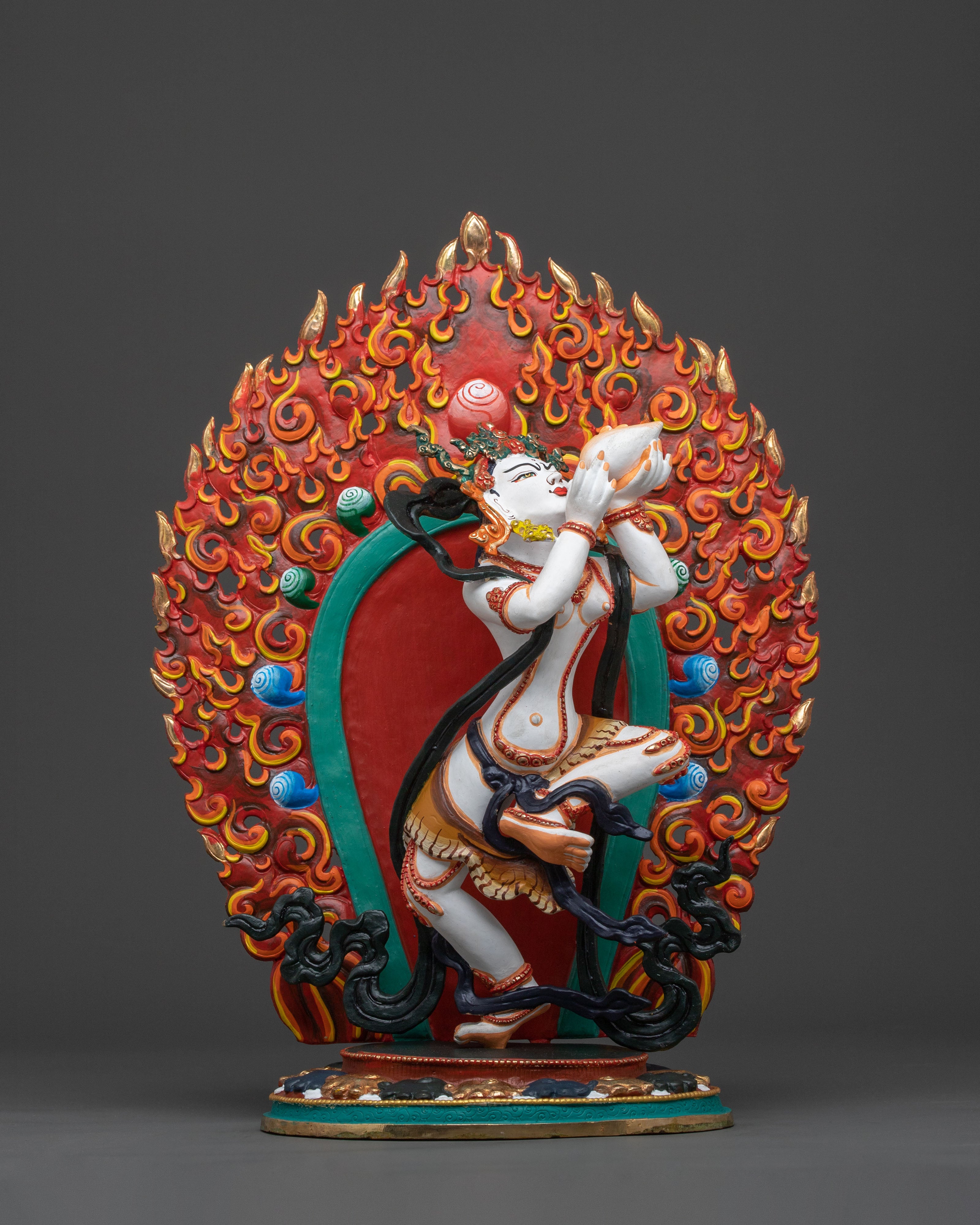 Dakini: Radiant Copper Sculpture