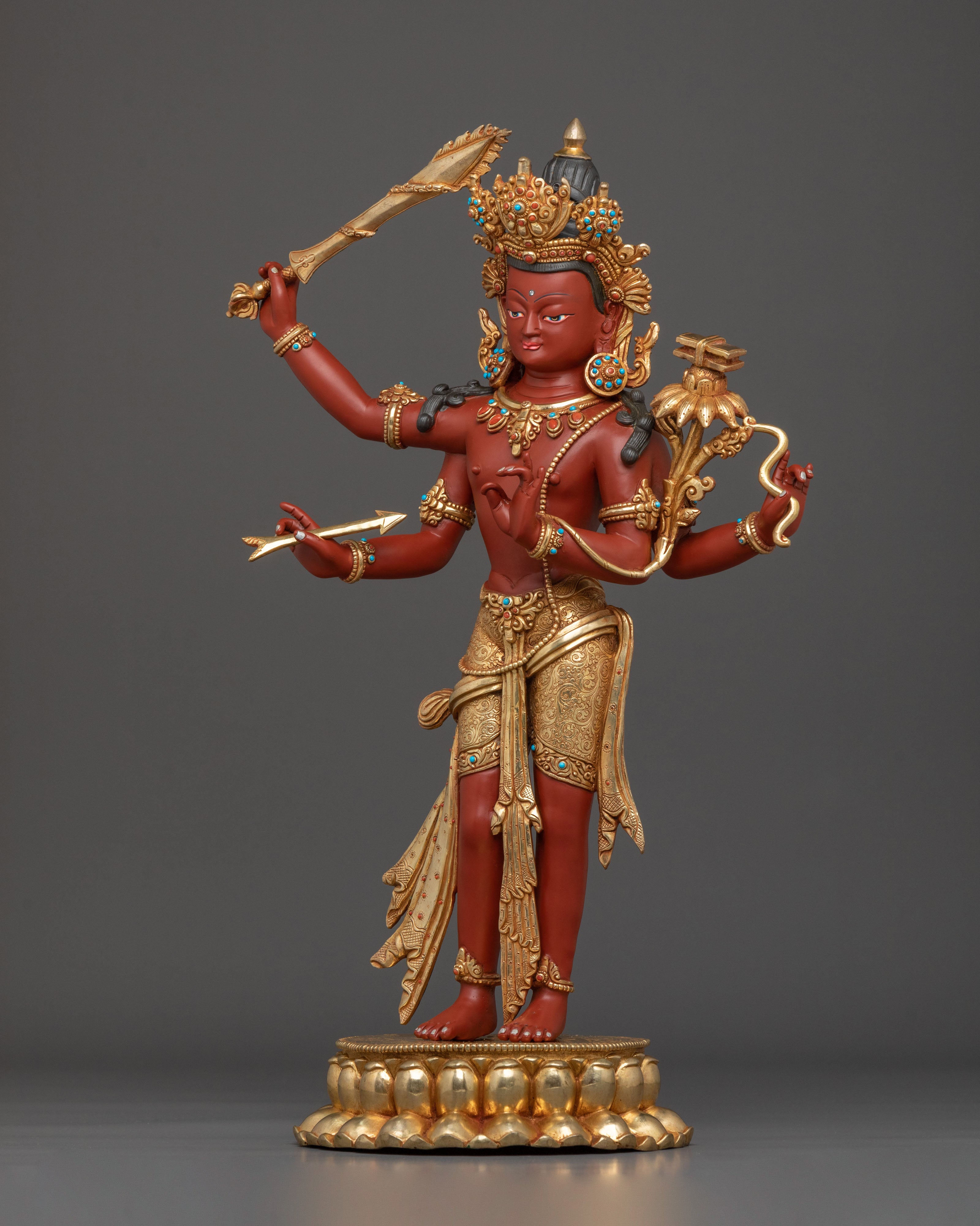 Maha Manjushri Statue | Tibetan Buddhist Figurine