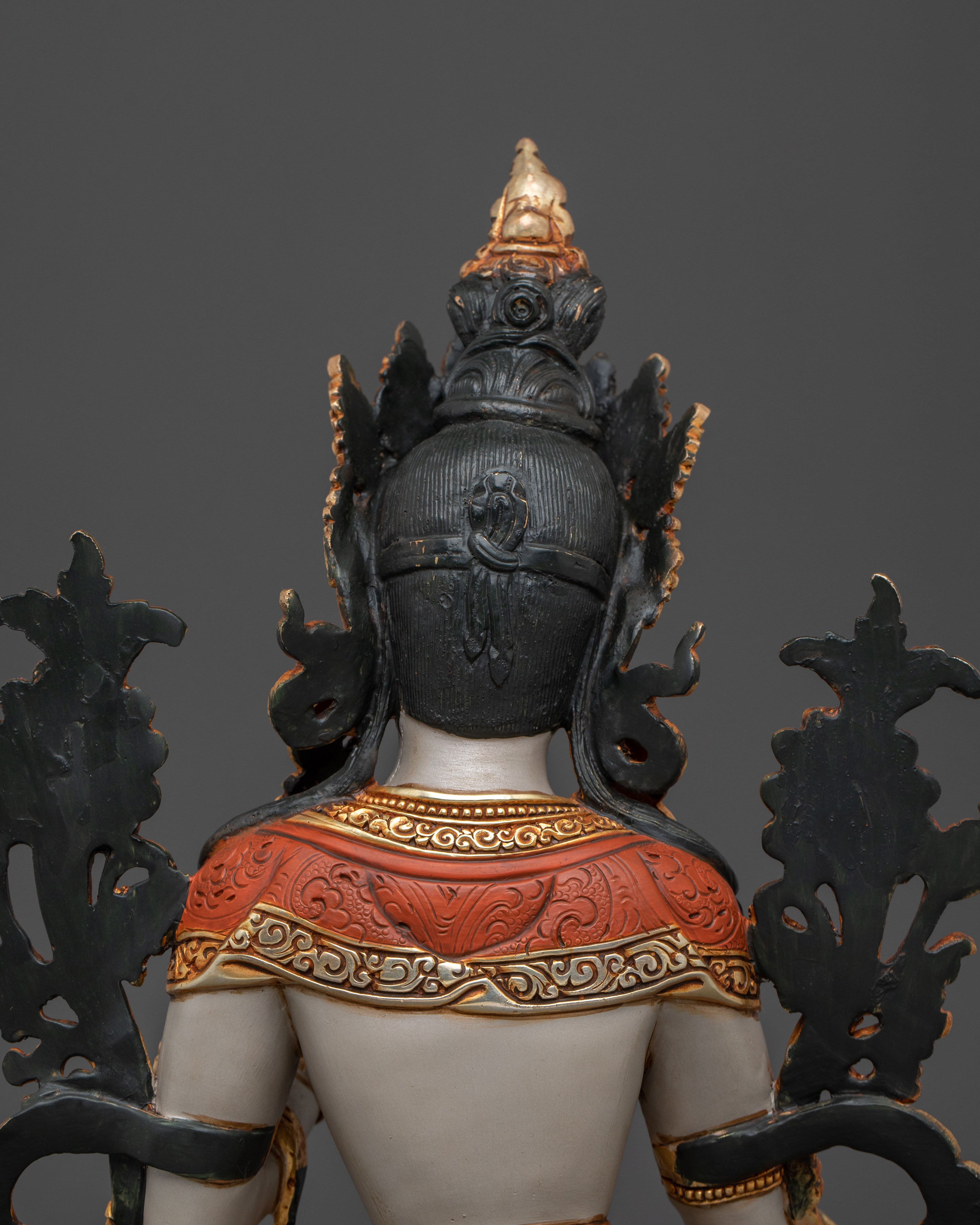White Tara Statue | Serene Meditation Deity