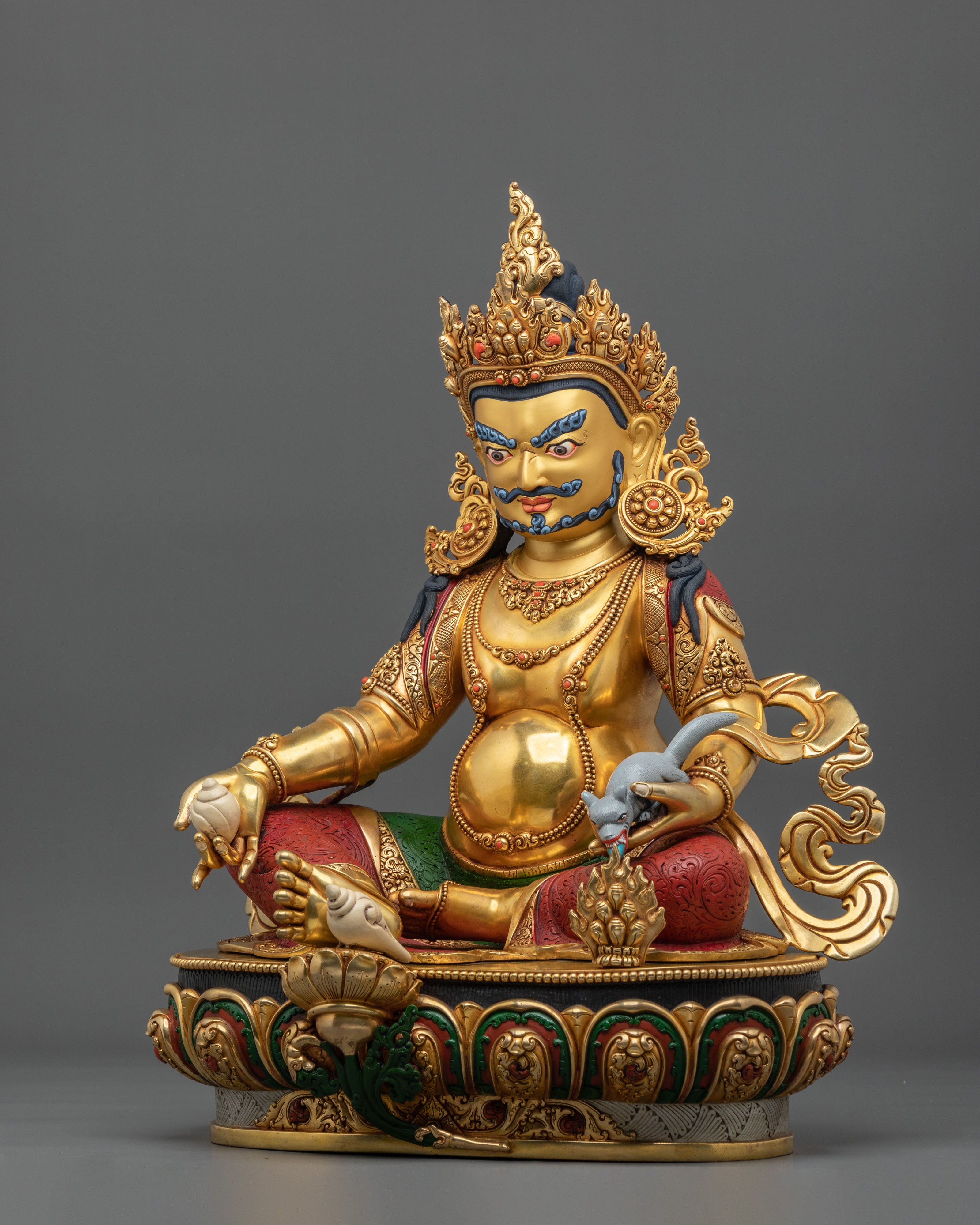 Handcrafted Dzambhala Statue | Sacred Altar Decor