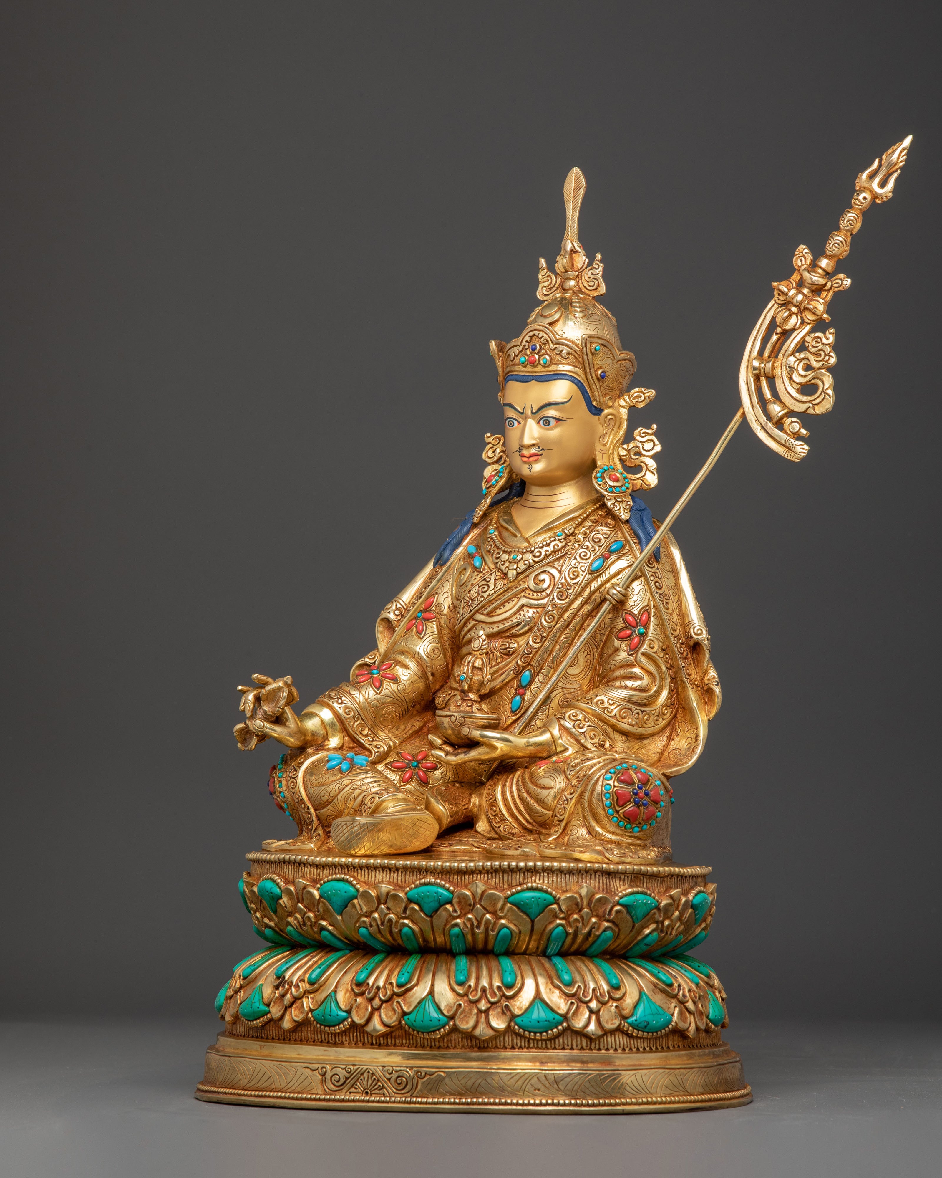 Handmade Buddhist Master Padmasambhava Statue | The Second Buddha