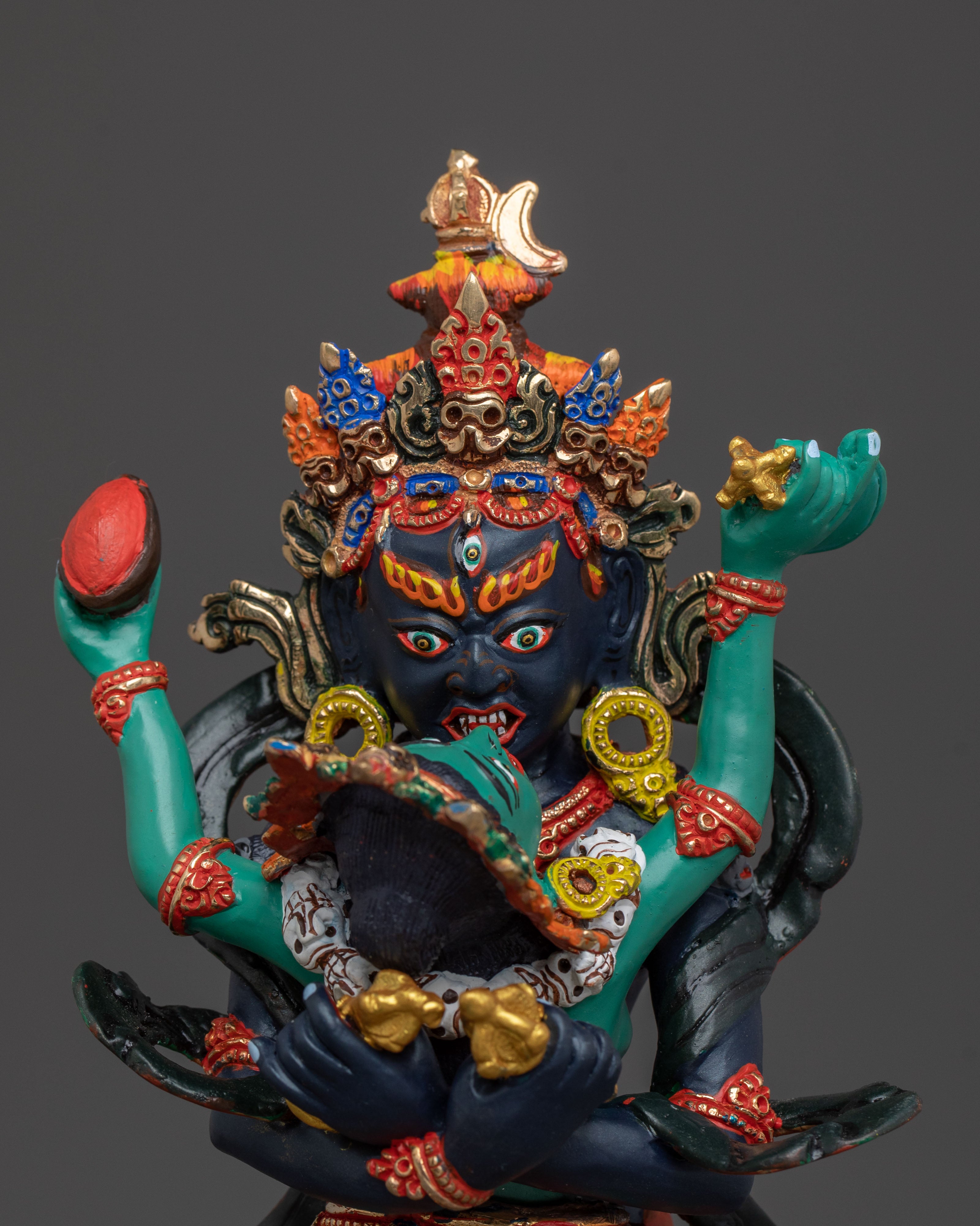 Kalachakra Sacred Sculpture with Consort | Home Decor