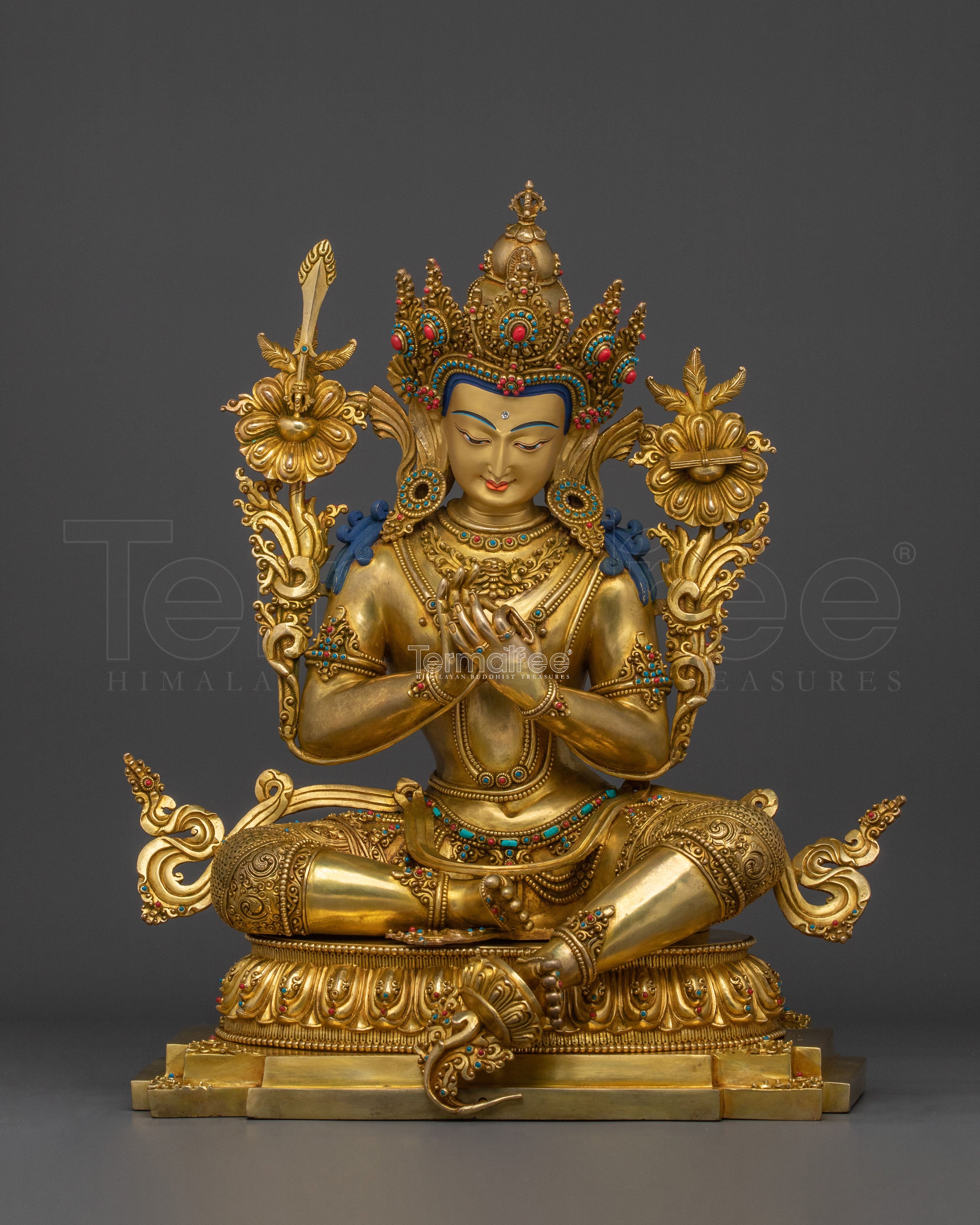 Tikshna Manjushri Wisdom Statue | Buddhist Deity of Sharp Awareness