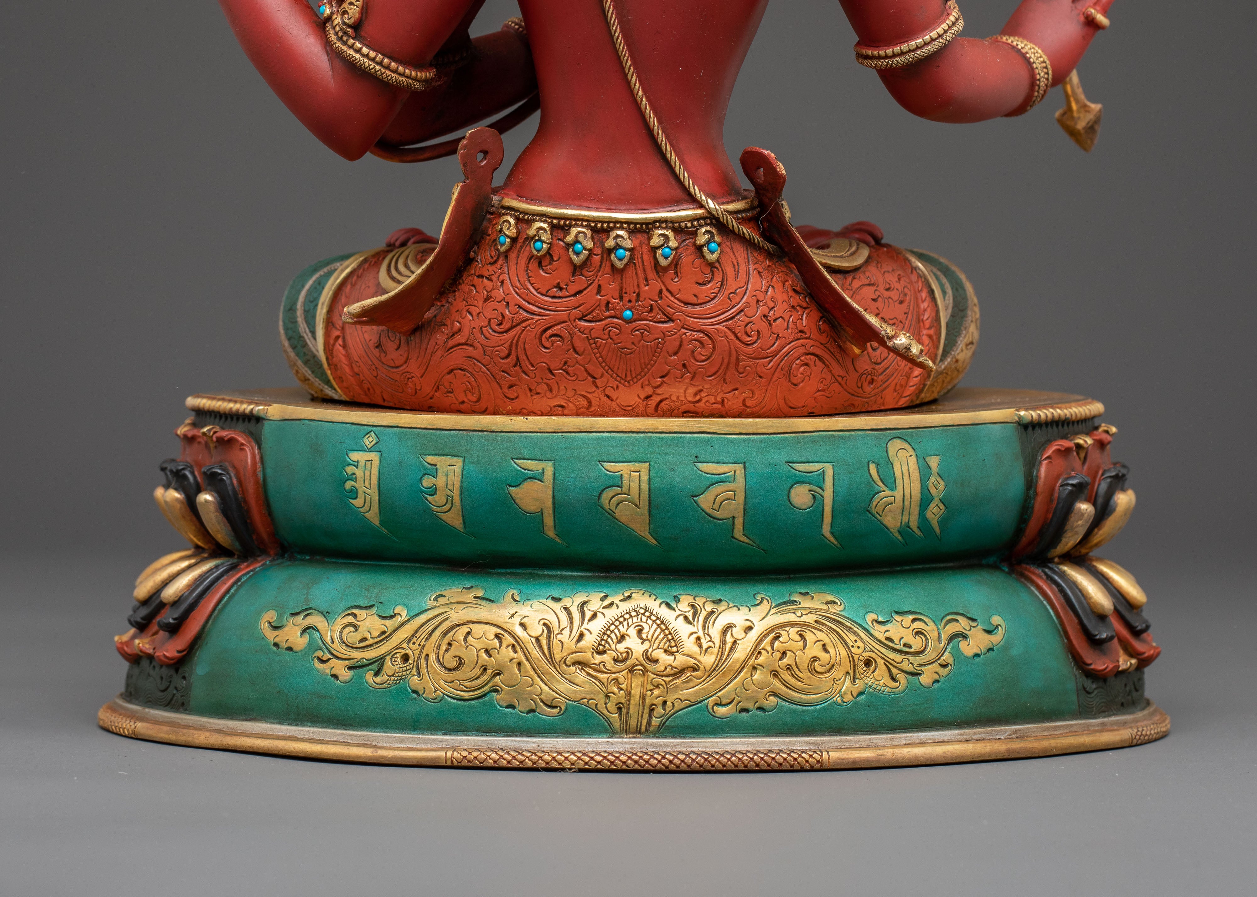 Statue Set of Manjushri Five Forms | Spiritual Decor