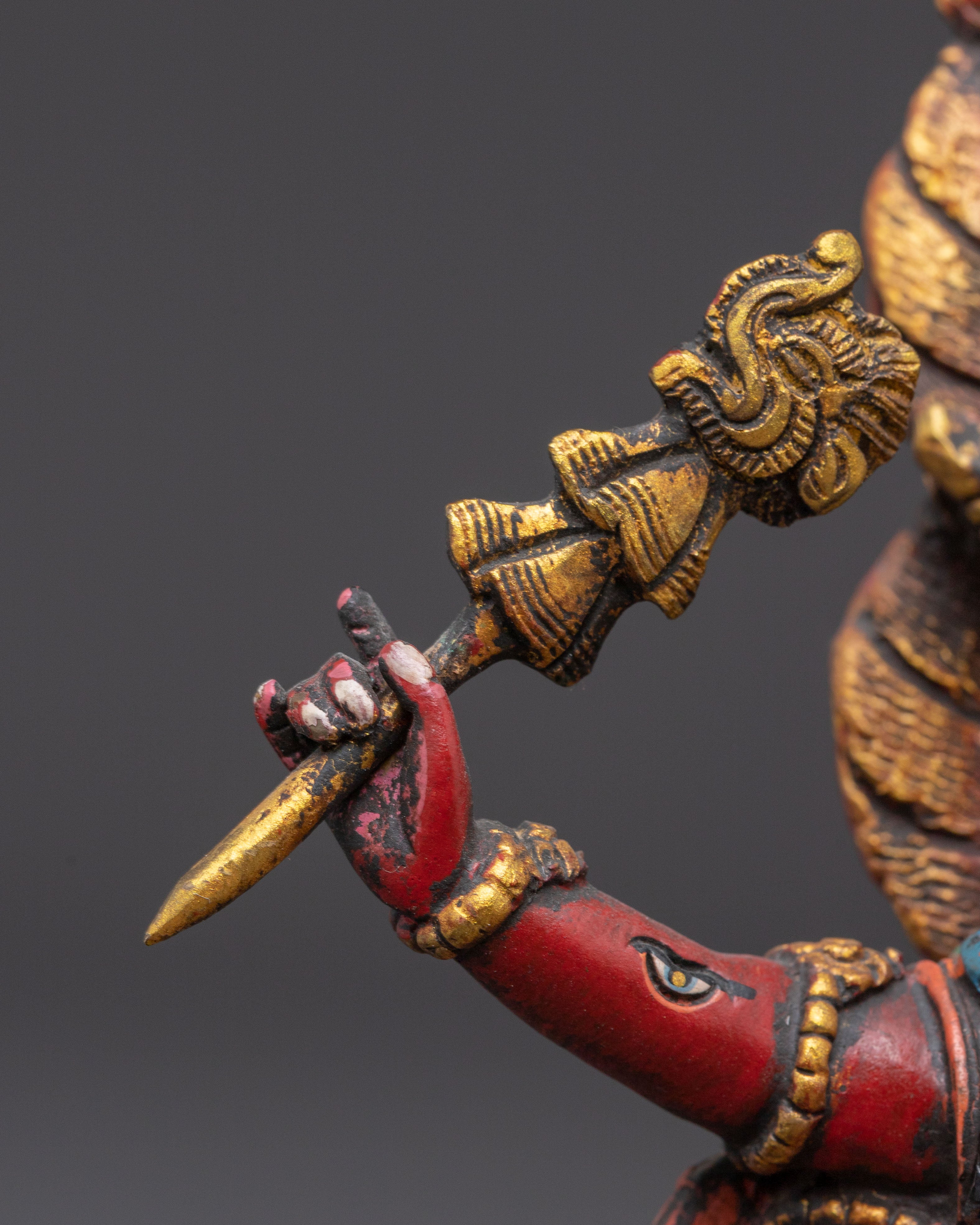 Statue of Rahula: Guardian of Dharma | Tibetan Buddhism Artwork