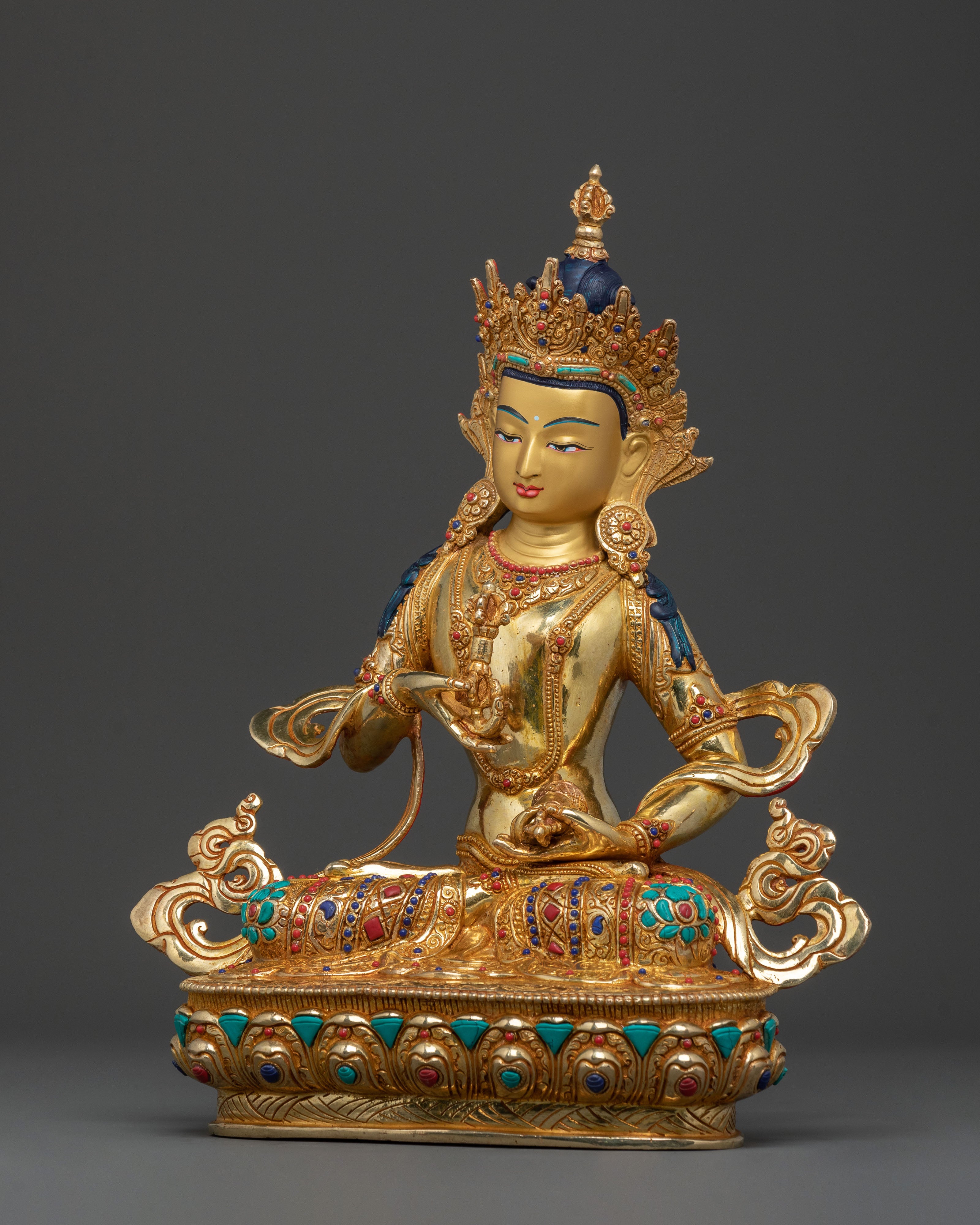 Vajrasattva 24k Gold Gilded Spiritual Form