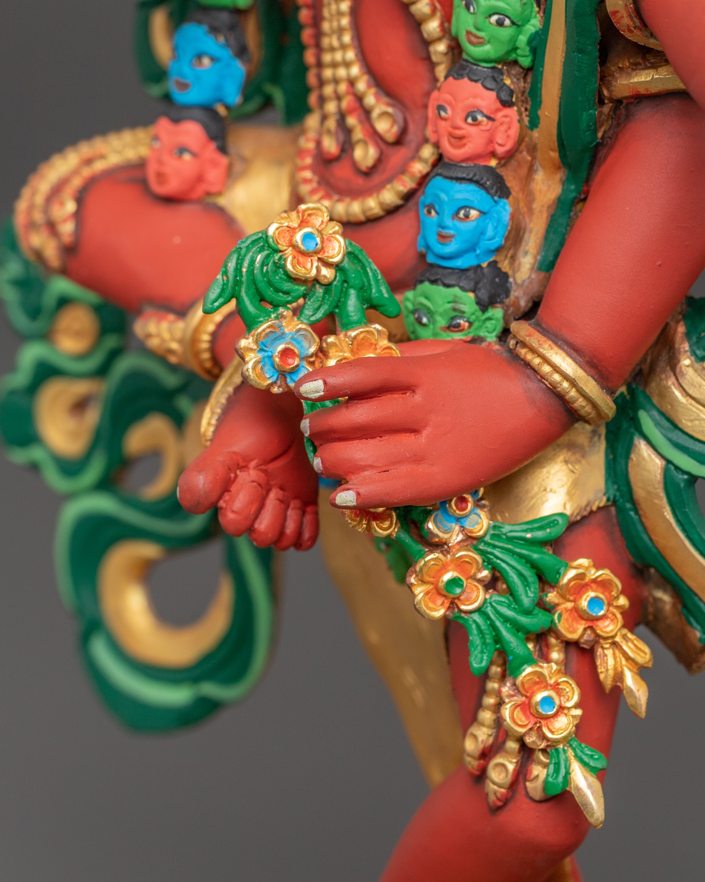 Golden Copper Statue of Kurukulla | Goddess of Enchantment