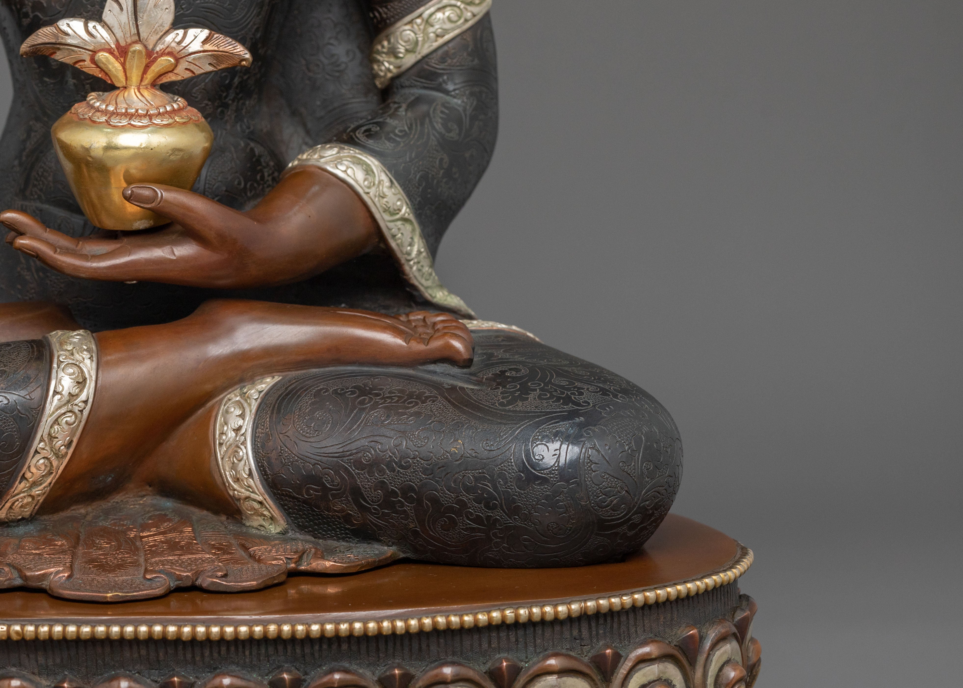 Bhaisajyaguru Statue for Altar | Tibetan Buddhist Himalayan Artwork