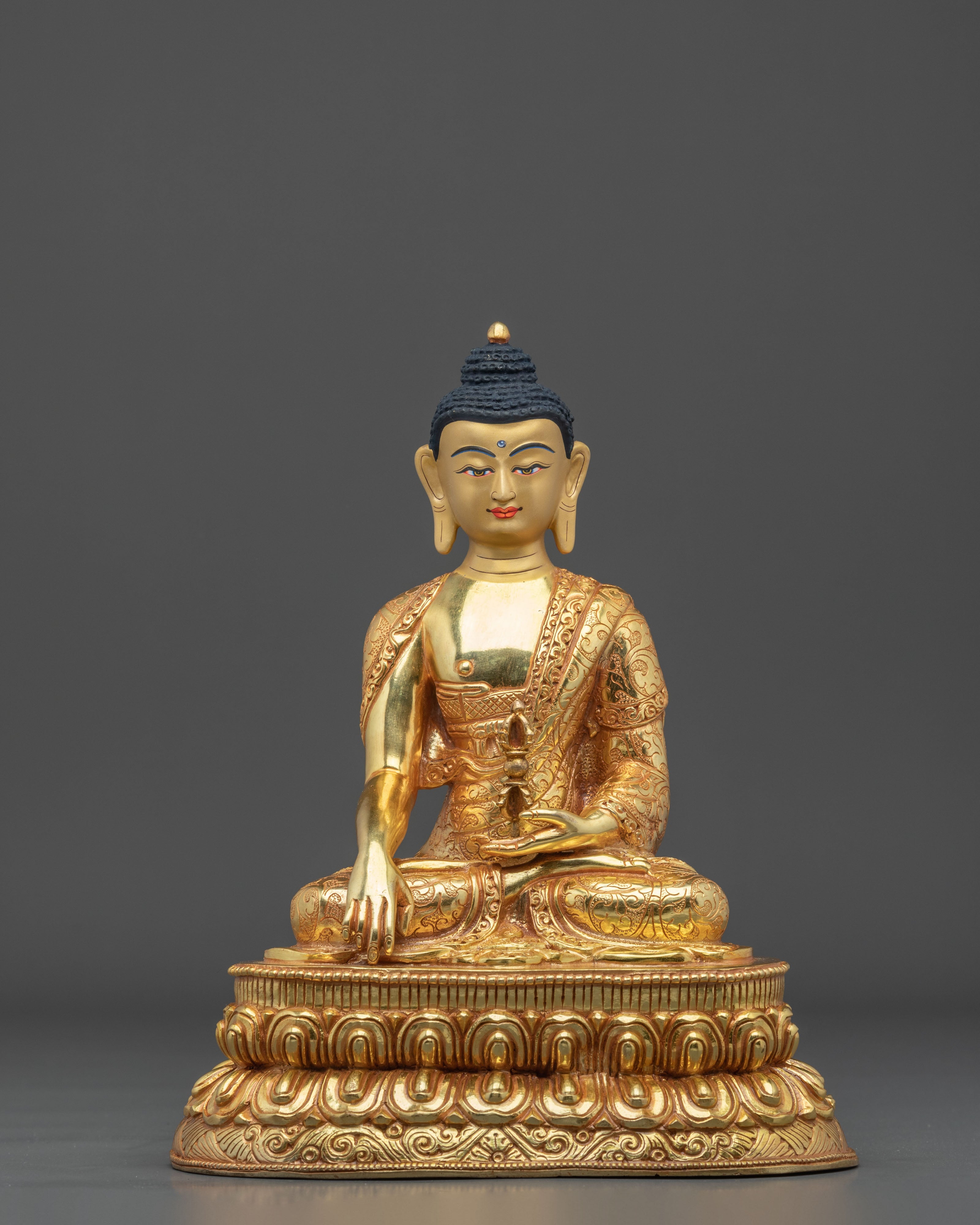 Mitrugpa Golden Figurine: Serene Radiance