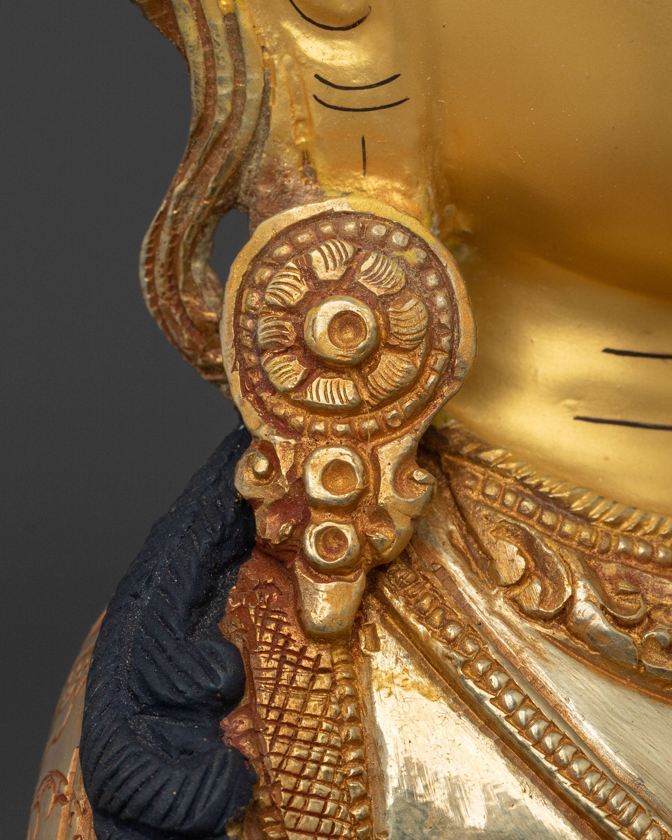 Seated Vajrasattva Statue | Tibetan Buddhist Wisdom Sculpture