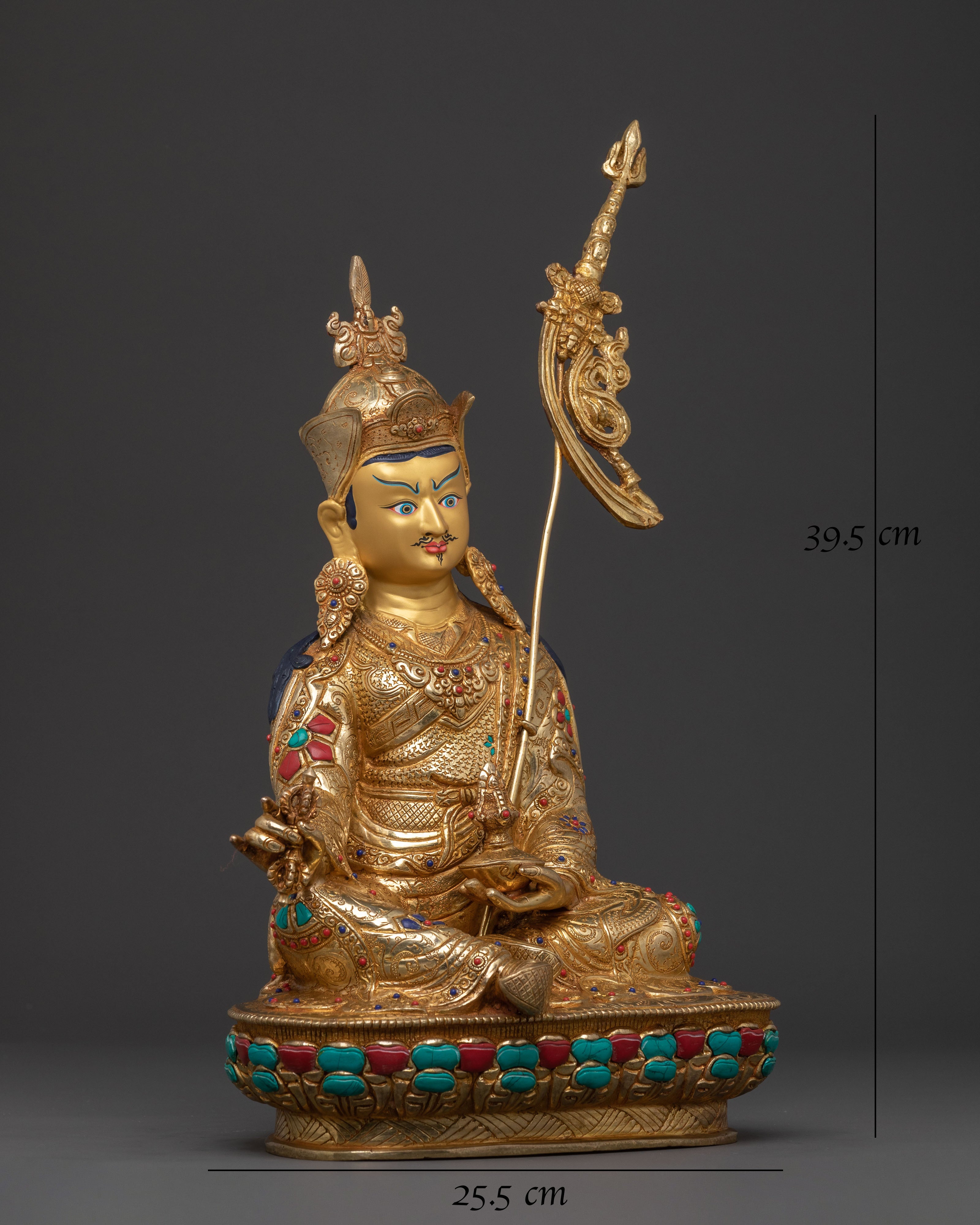 Sacred Guru Rinpoche Statue for Meditation