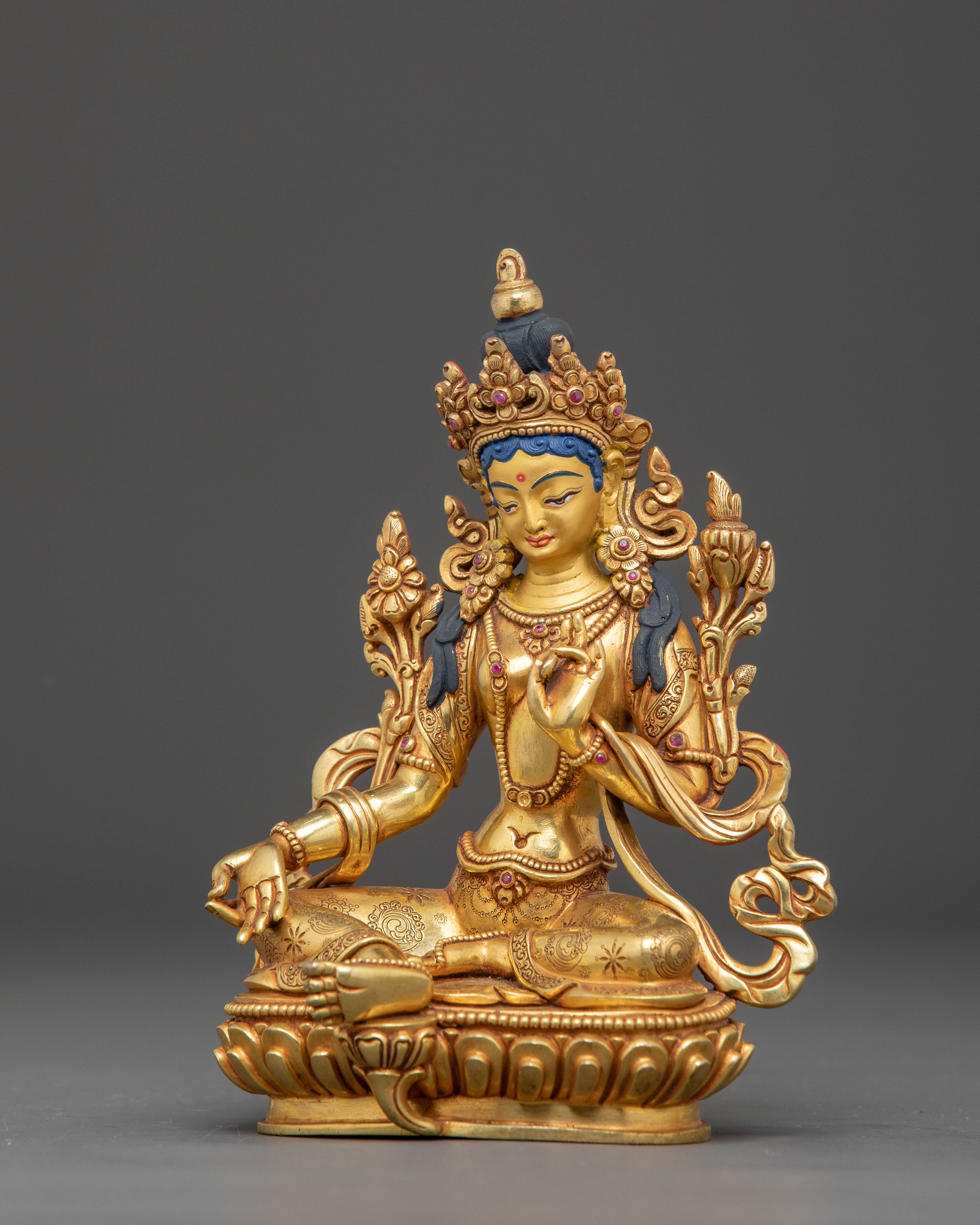 Guardian Green Tara Statue | Compassion Icon