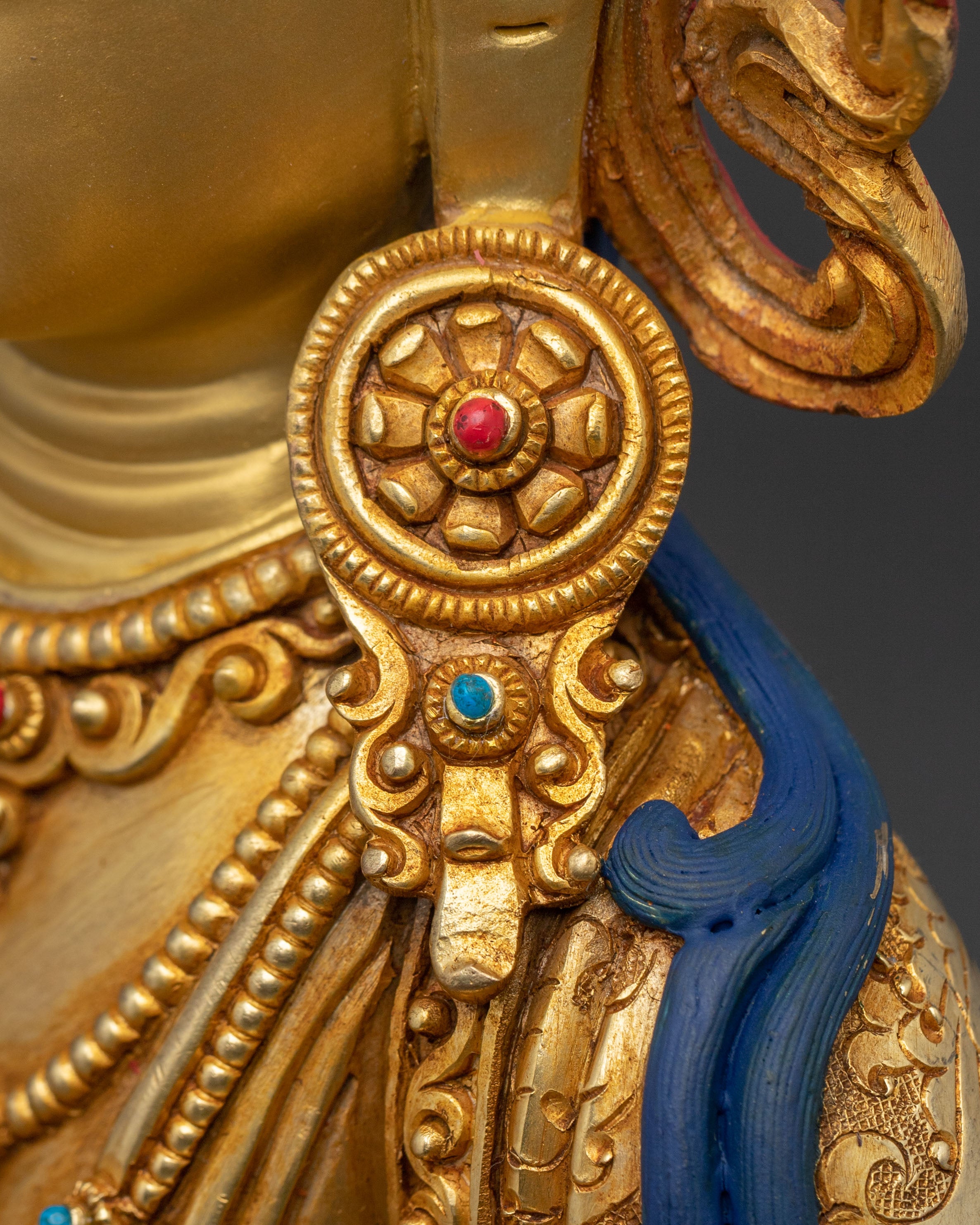 Handcrafted Vajrasattva Figurine | Sacred Tibetan Purification Statue