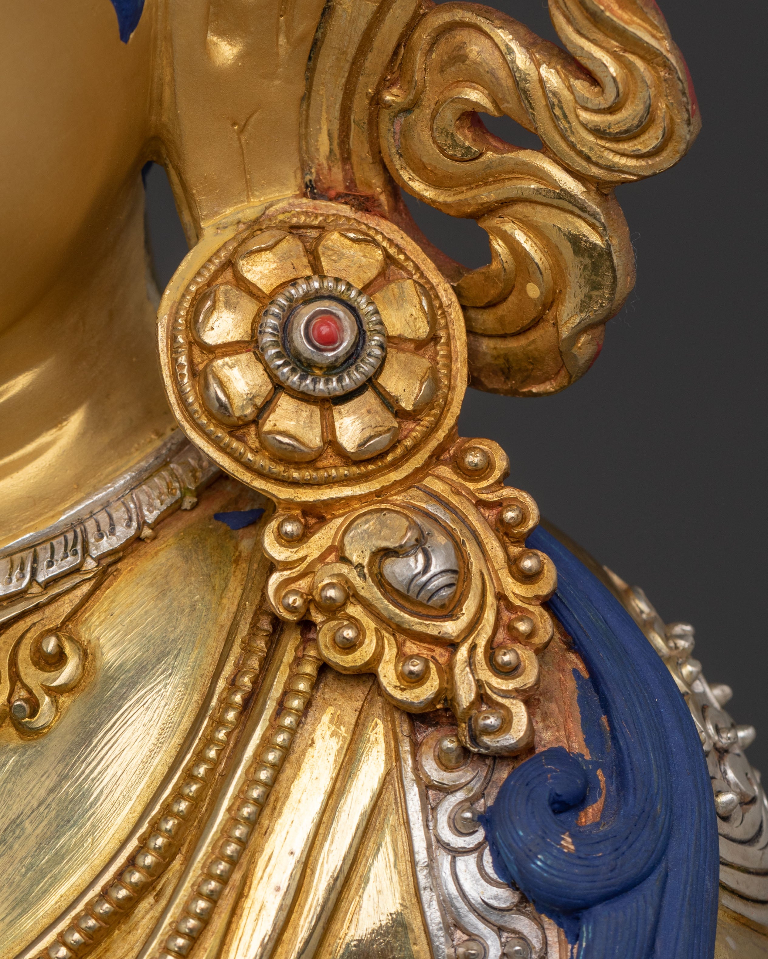 Goddess Dukkar Statue | White Umbrella Goddess of Protection