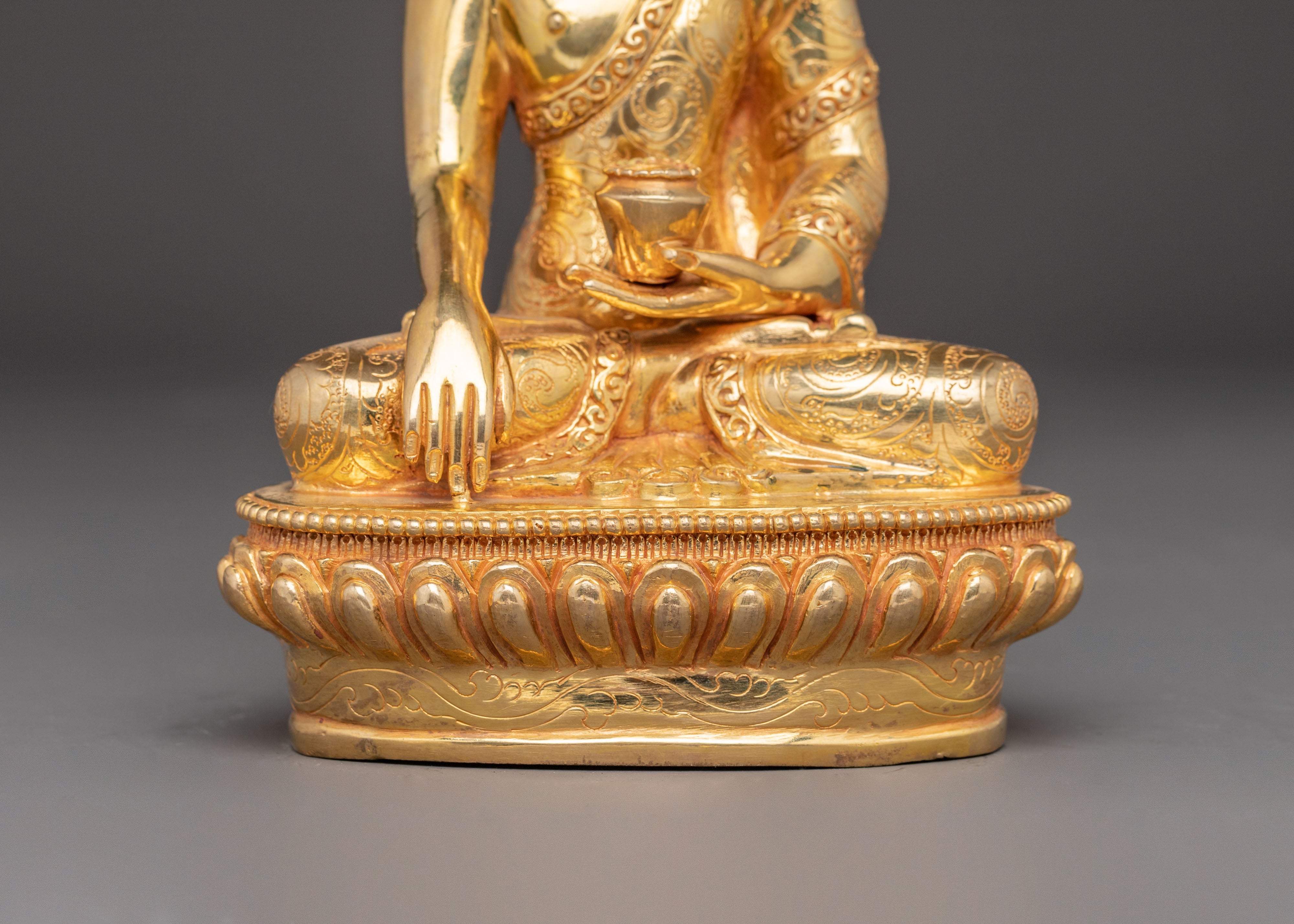 Shakyamuni Buddha Handcrafted Statue | Spiritual Decor