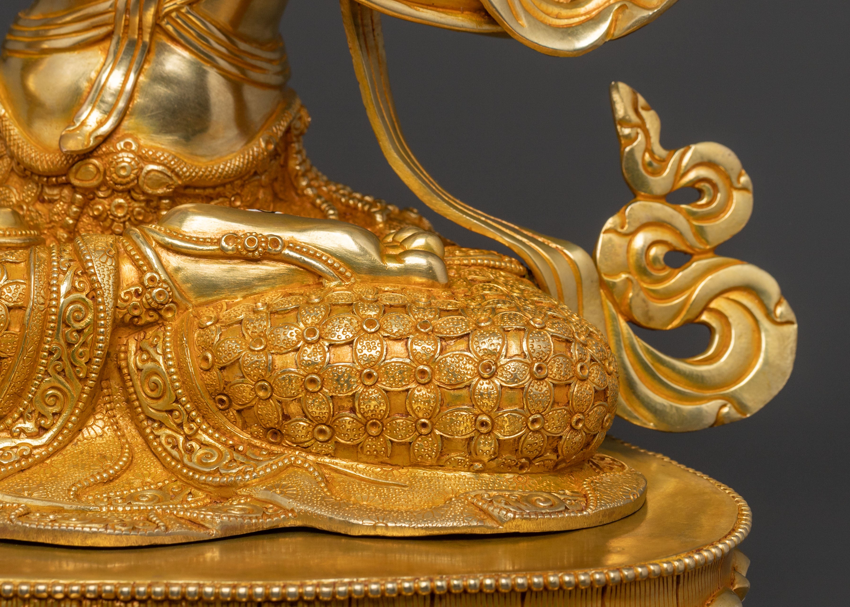 White Tara Figure | 24K Gold Gilded Statue