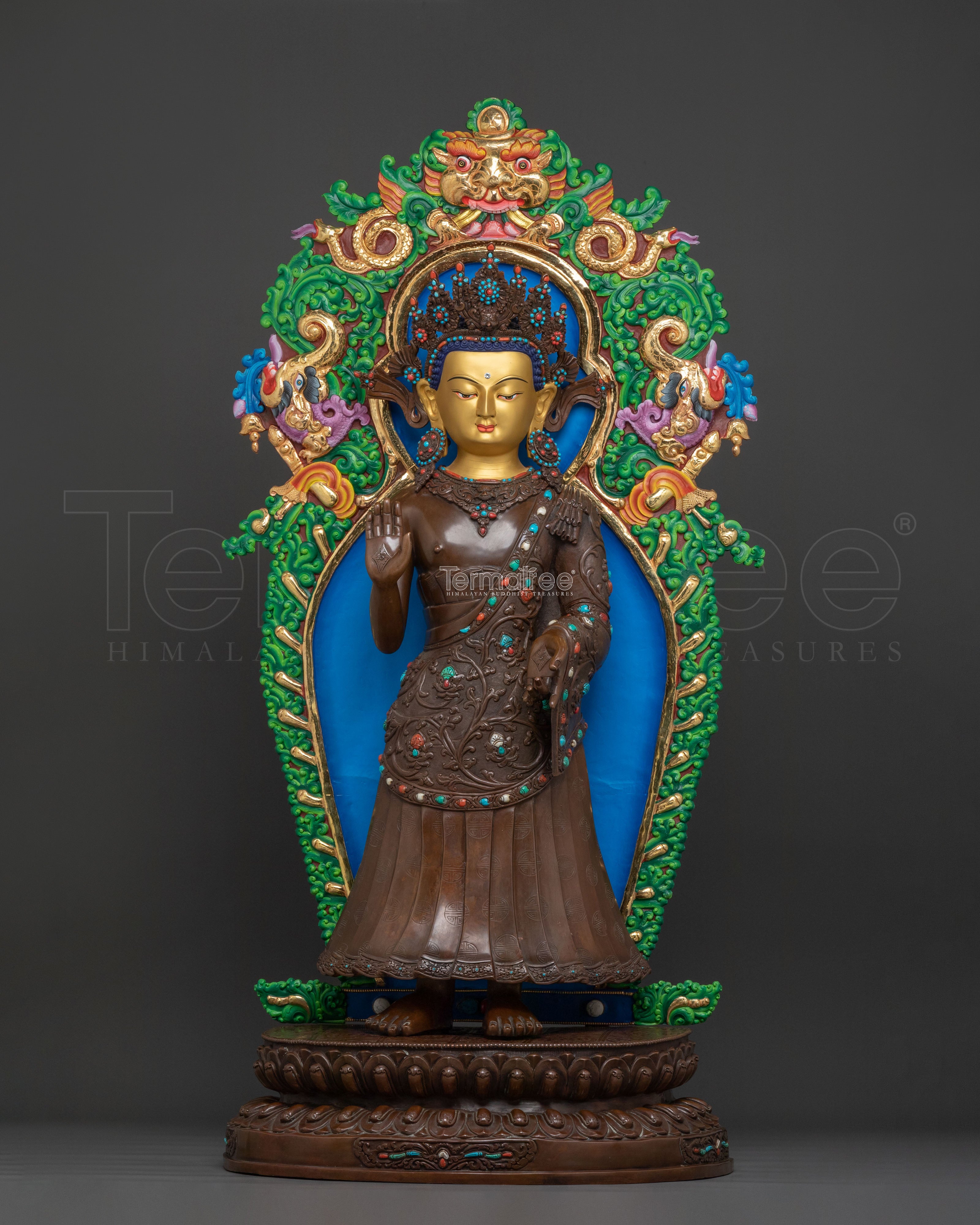 Dipankara Buddha Sacred Figurine | Symbol of Wisdom and Enlightenment