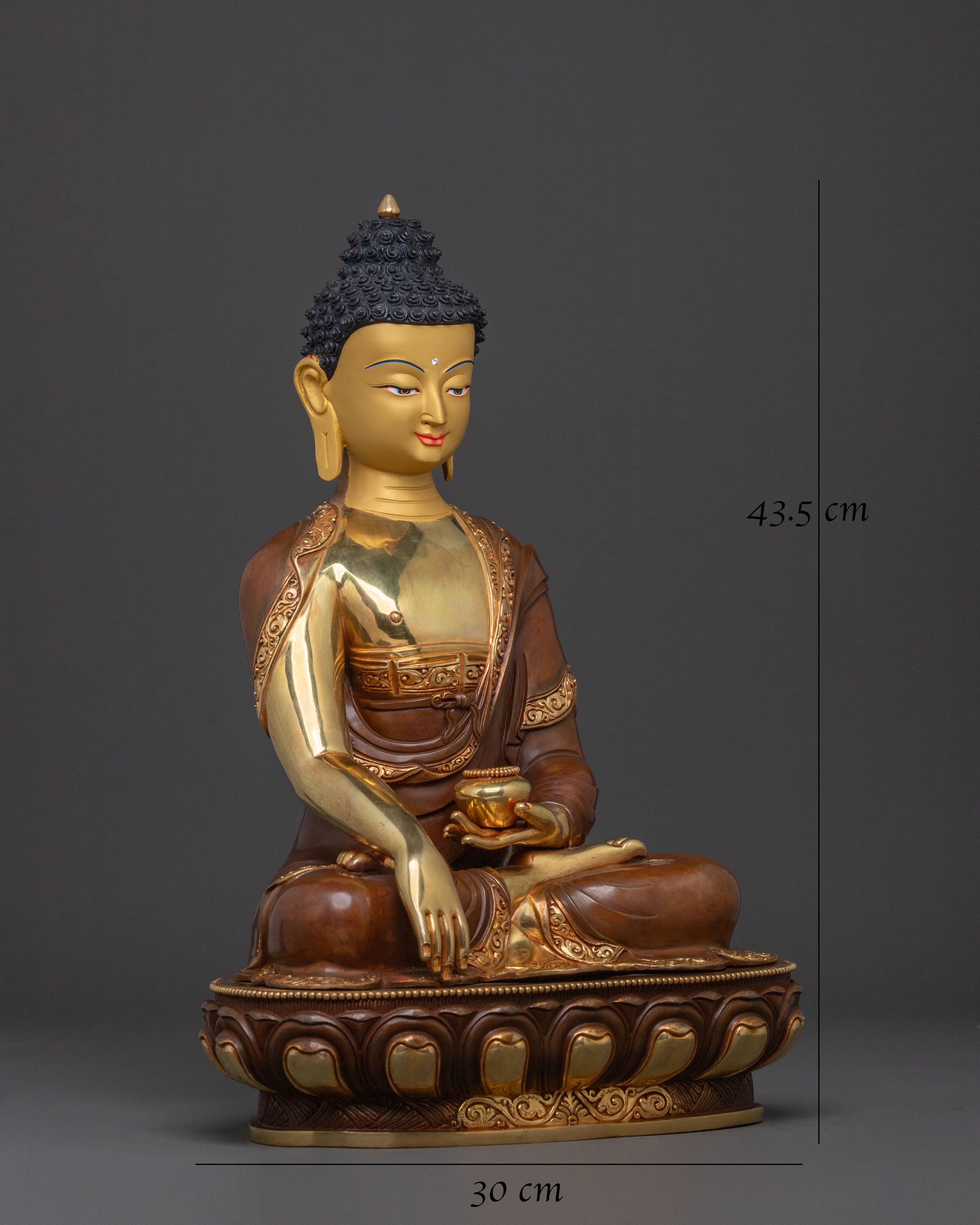 Shakyamuni Buddha Tibetan Statue for Decor