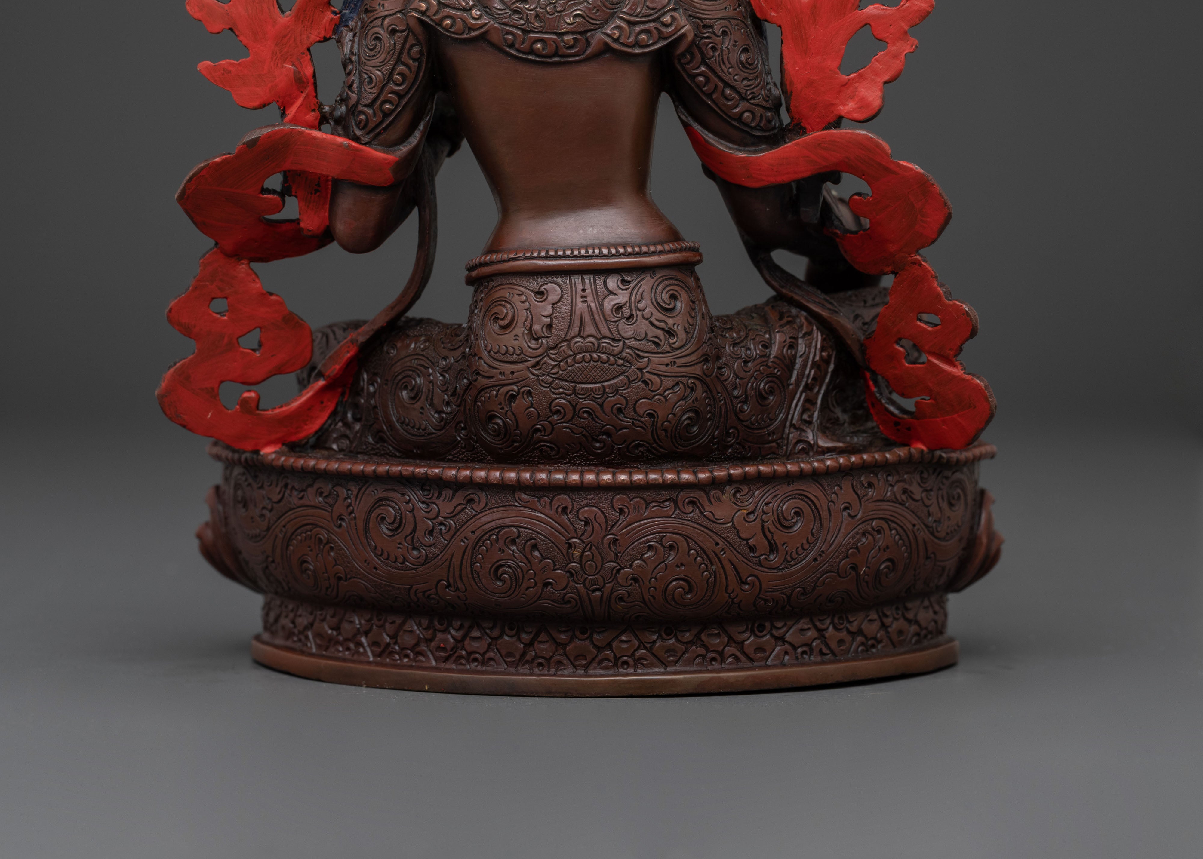 Green Tara Sacred Statue of Protection | Goddess of Compassion