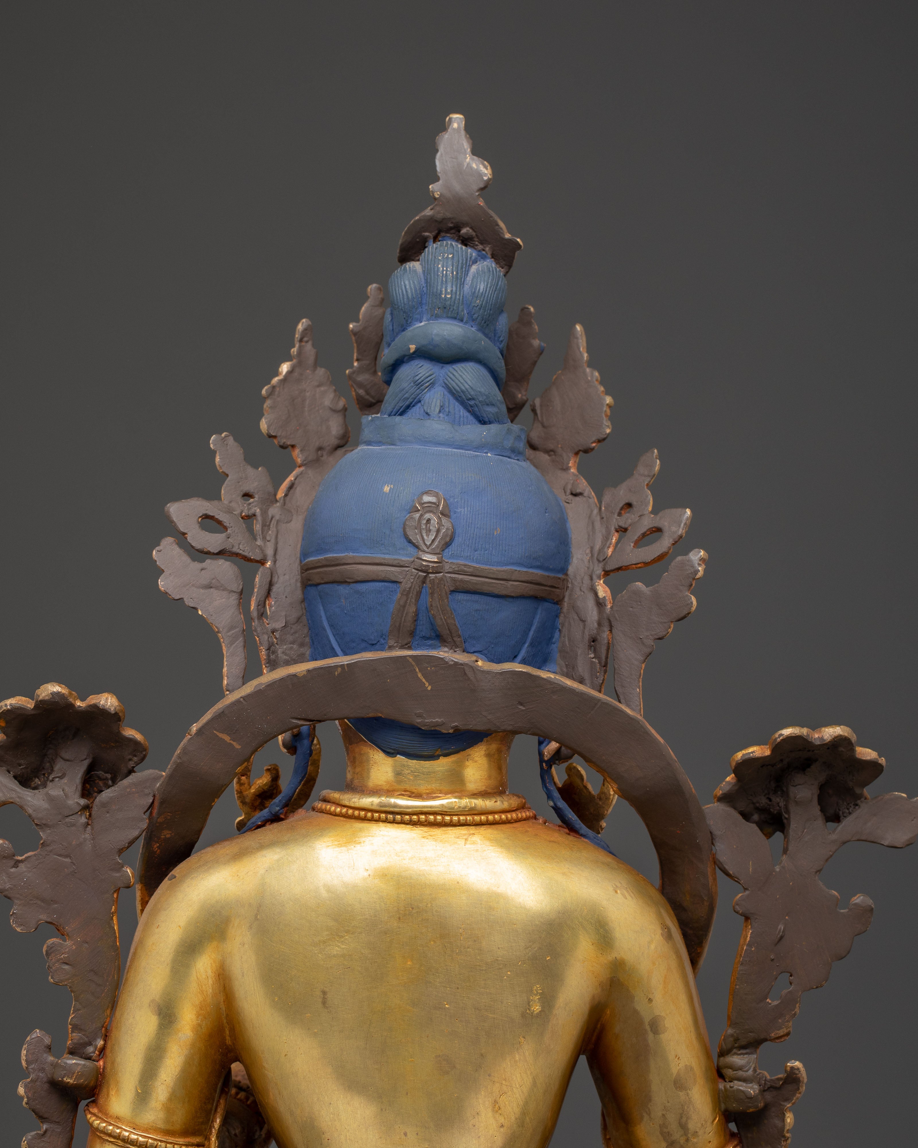 Divine White Tara Statue: Seven Eyed Goddess